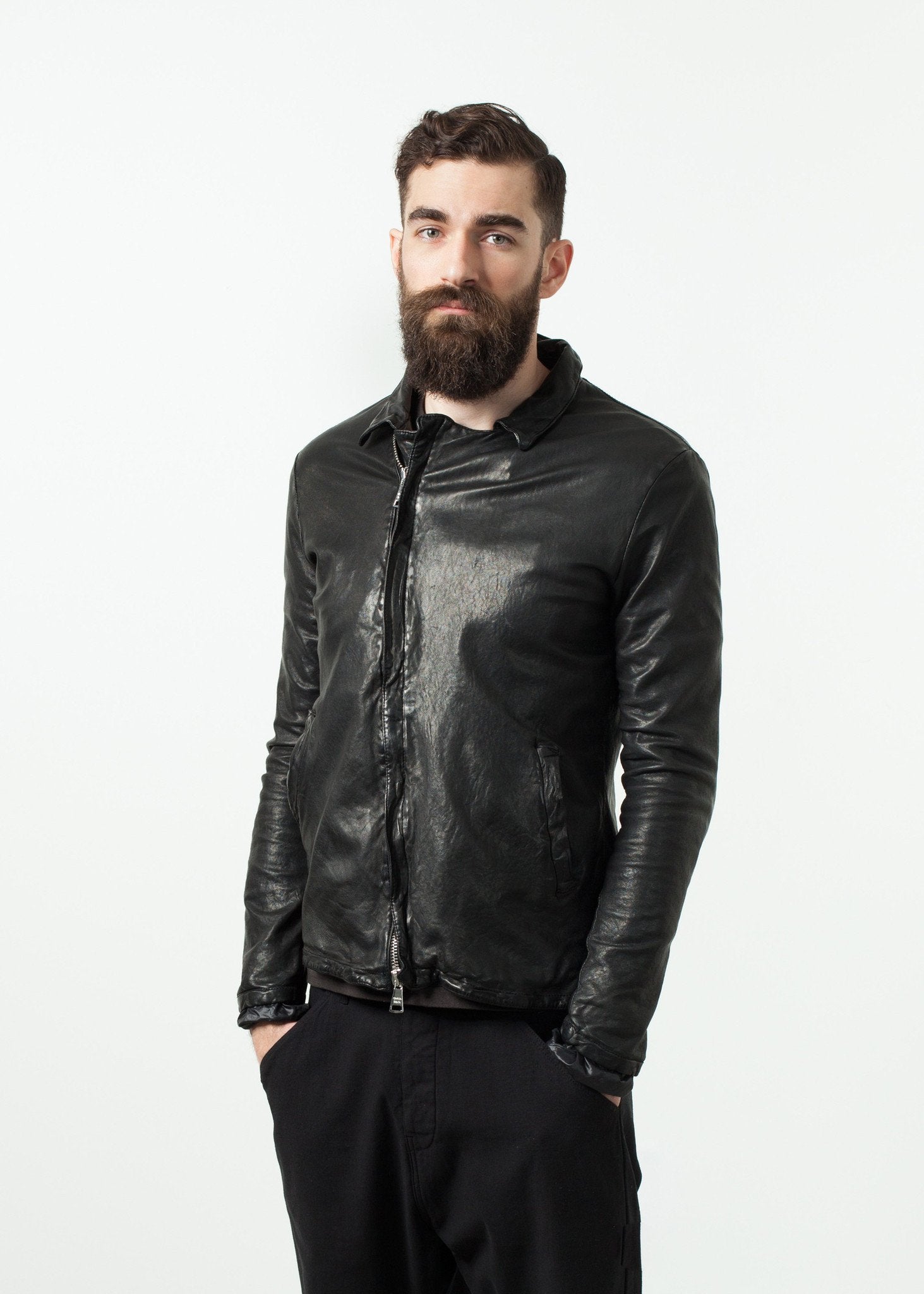Distressed Motorcycle Jacket - annaclothes