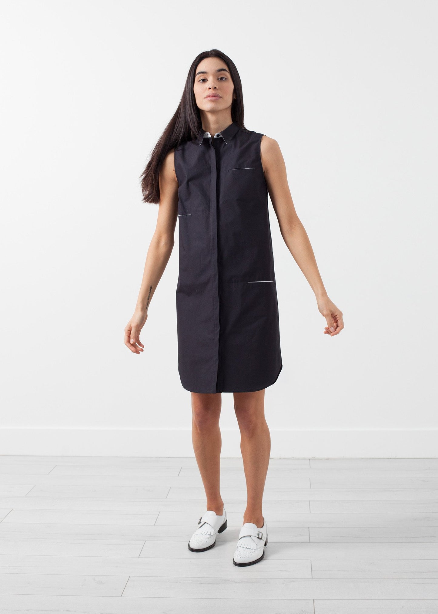 Sleeveless Hidden Pocket Dress - annaclothes