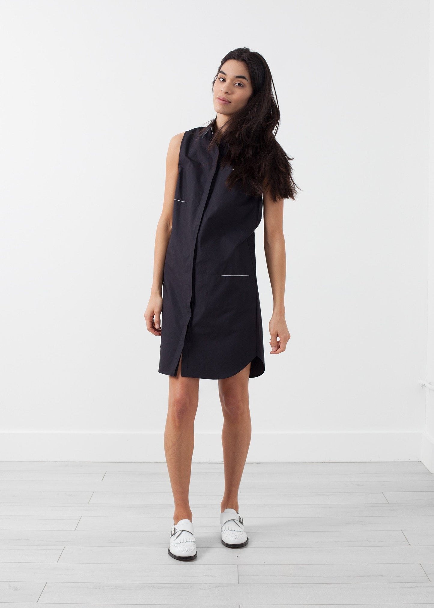 Sleeveless Hidden Pocket Dress - annaclothes