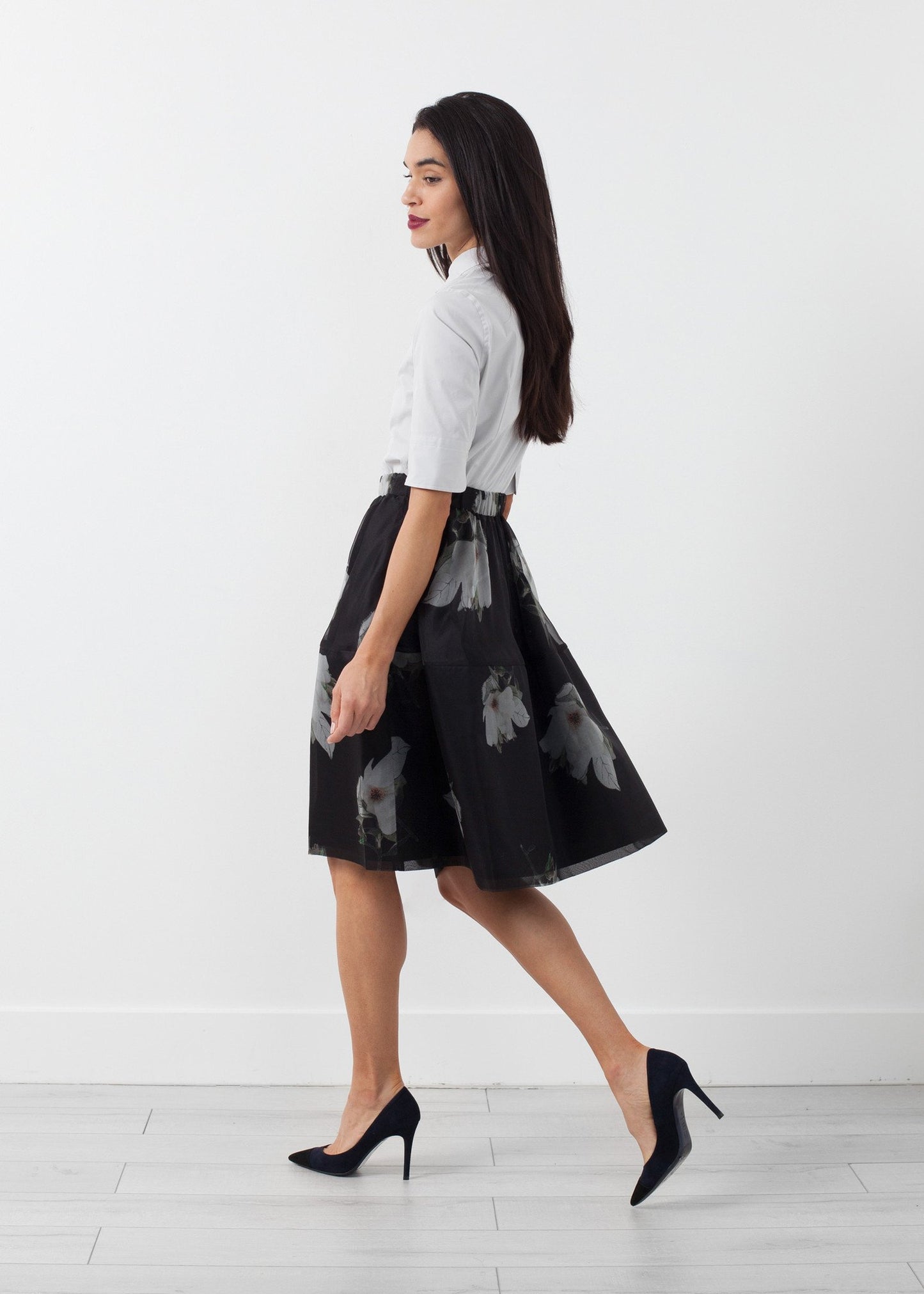 Short Silk Skirt - annaclothes