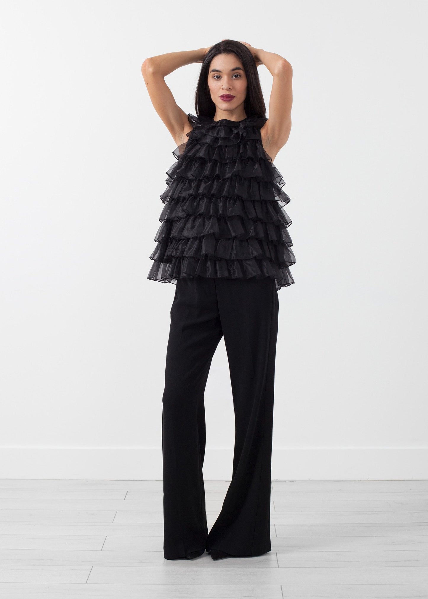 Organza Ruffle Top - annaclothes