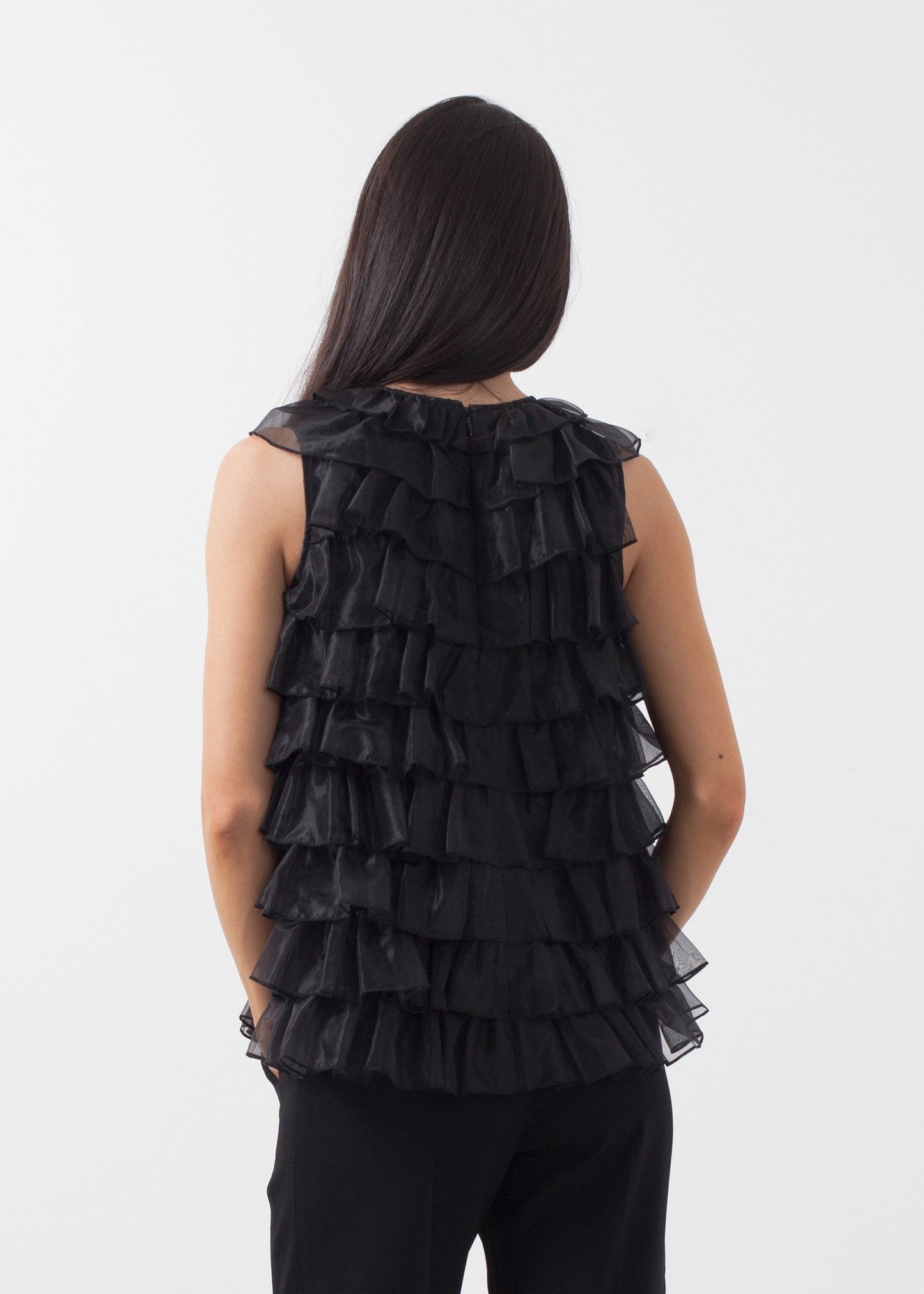 Organza Ruffle Top - annaclothes