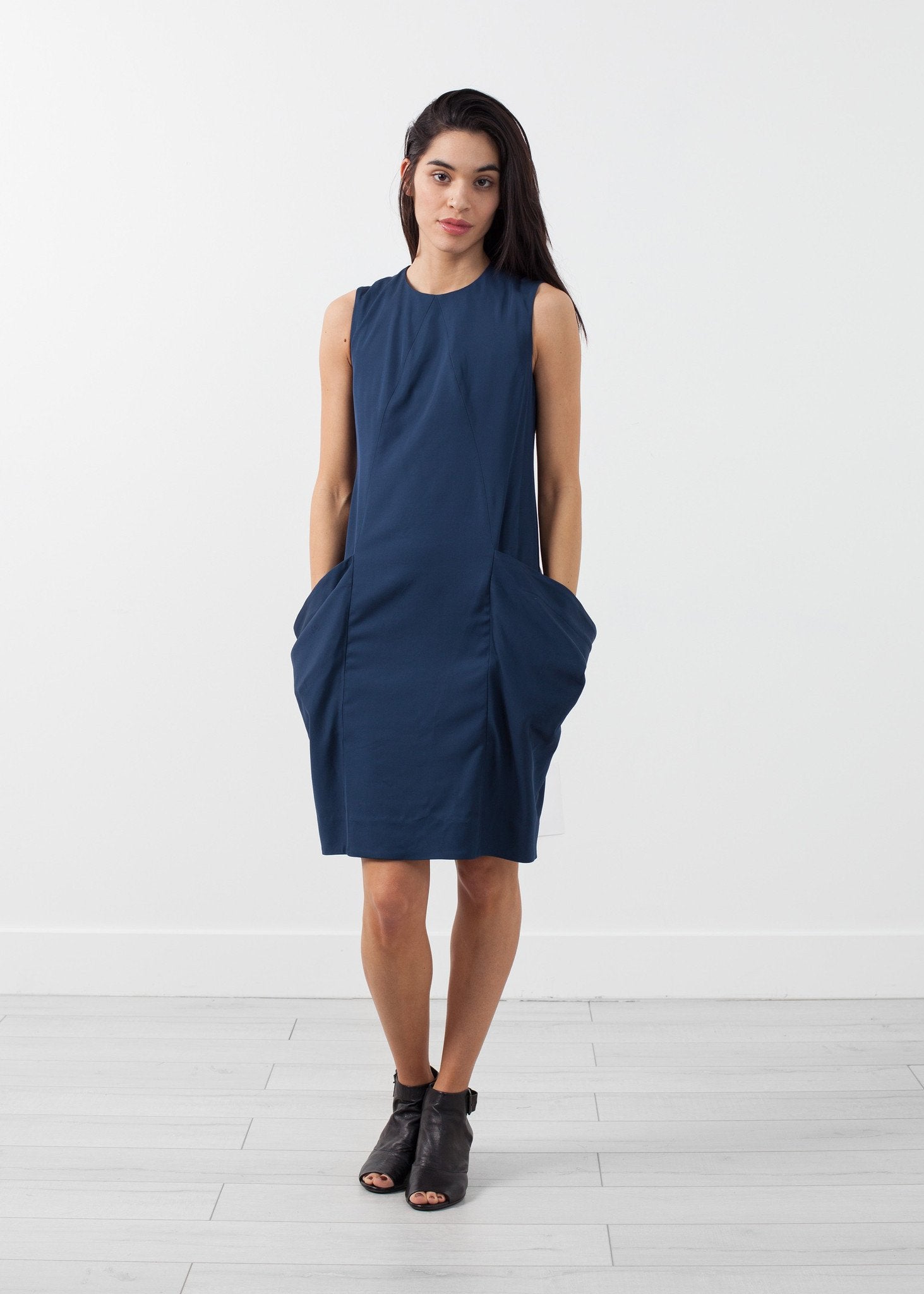 Uti Drape Dress - annaclothes