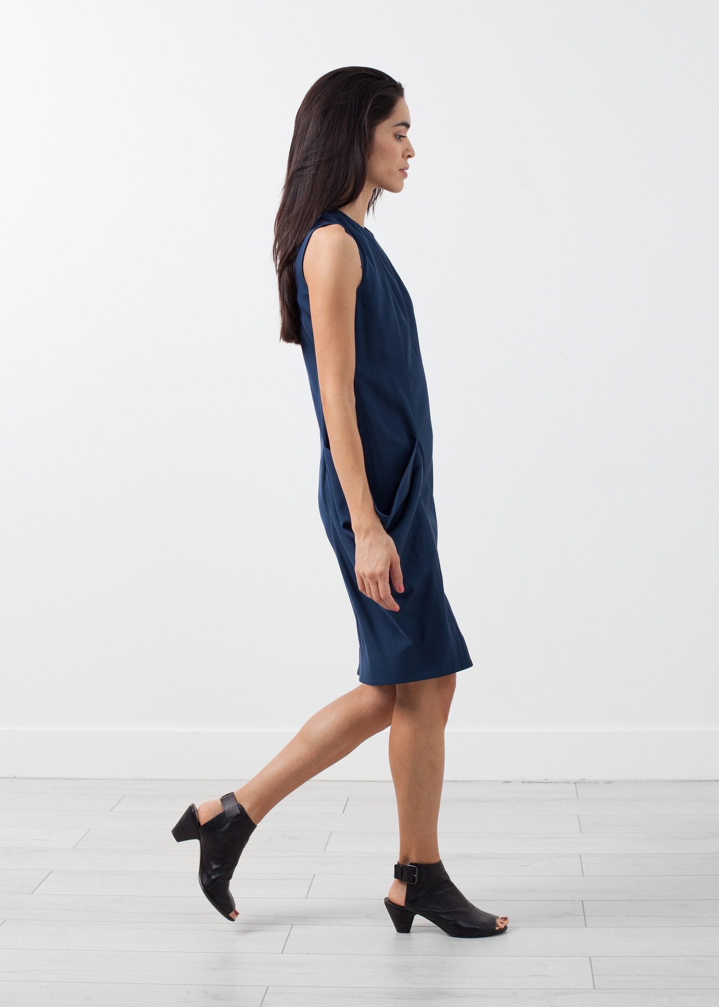 Uti Drape Dress - annaclothes