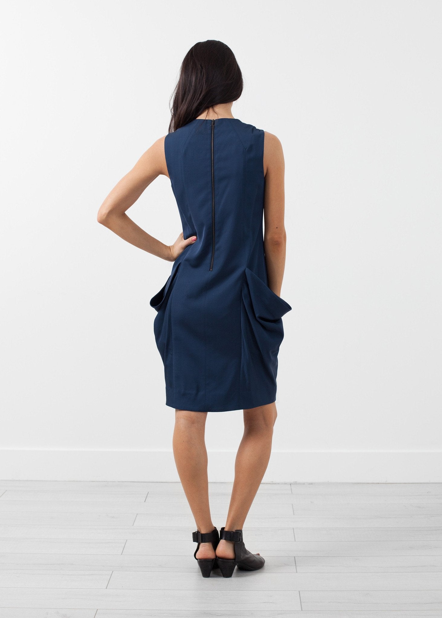 Uti Drape Dress - annaclothes