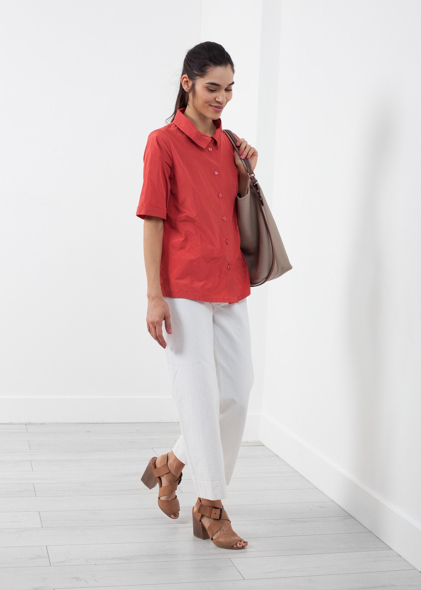 Short Sleeve Button Up - annaclothes