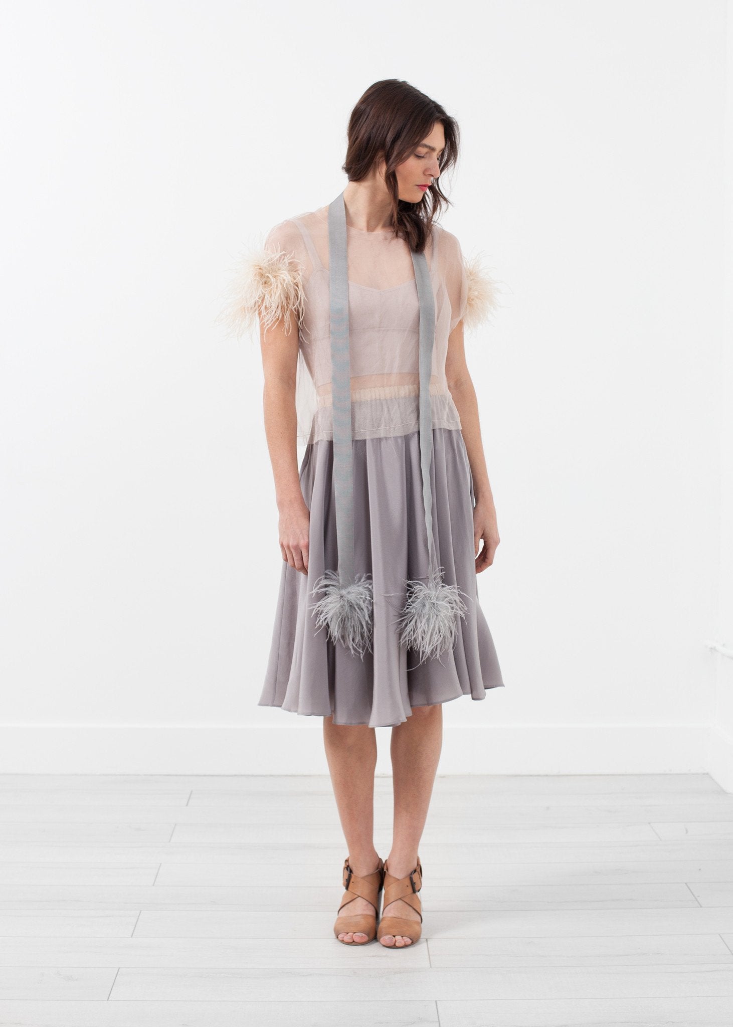 Feather Sash - annaclothes