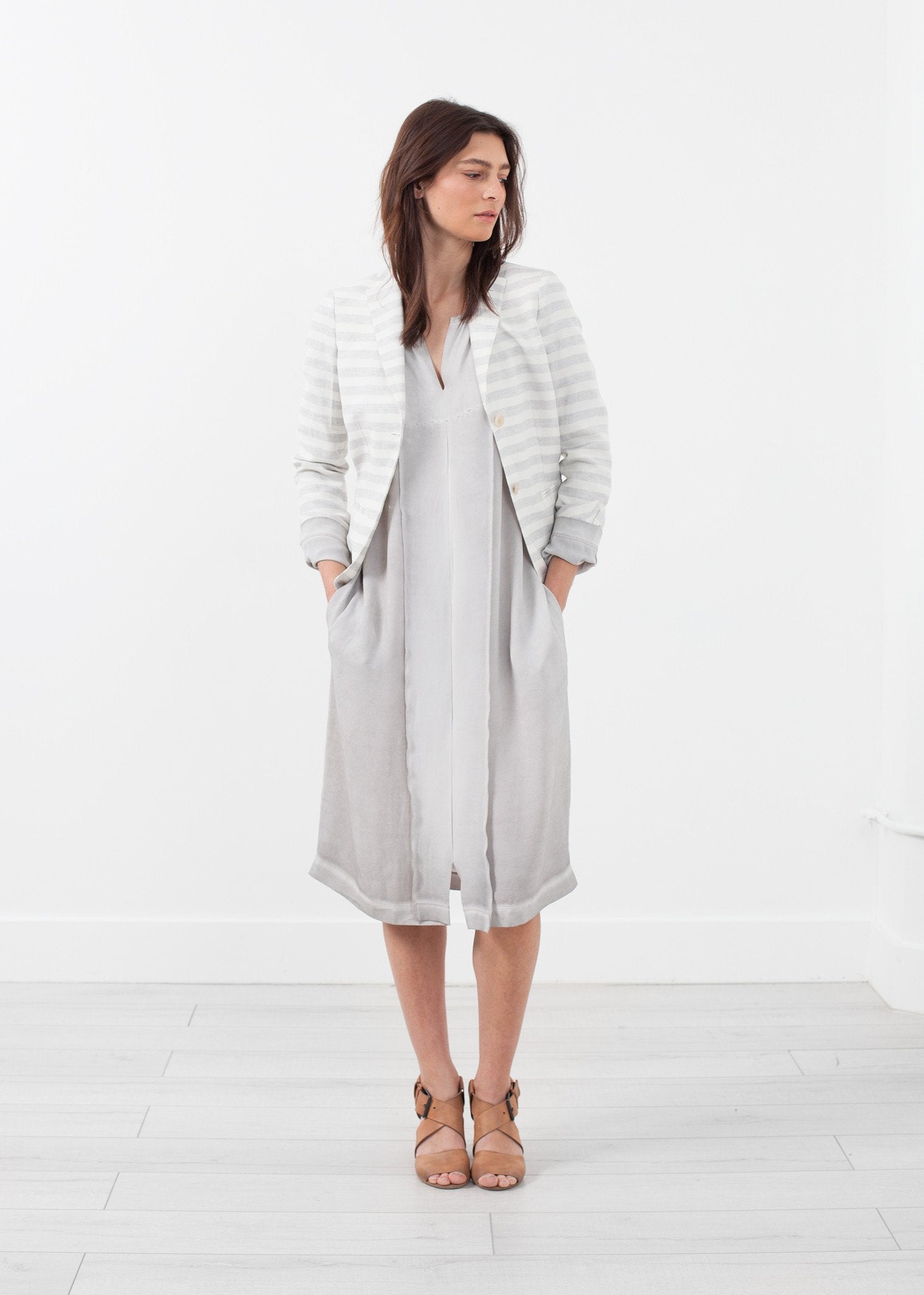 Lavanda Stripe Blazer - annaclothes