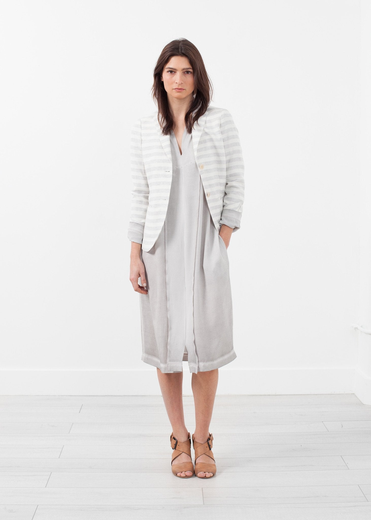 Lavanda Stripe Blazer - annaclothes