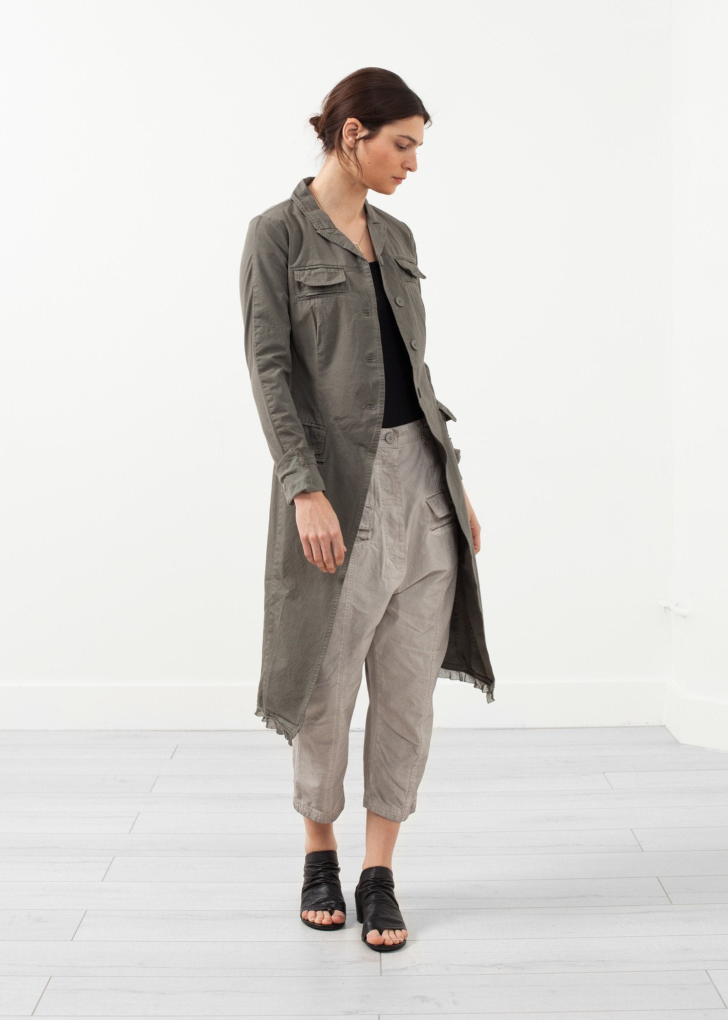Long Military Jacket - annaclothes