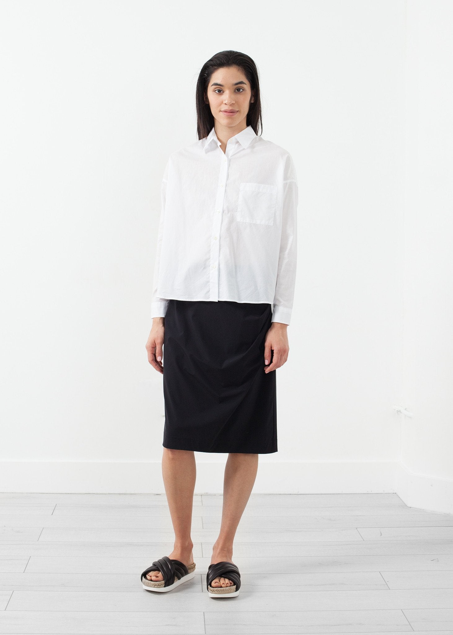 Side Ruche Skirt - annaclothes