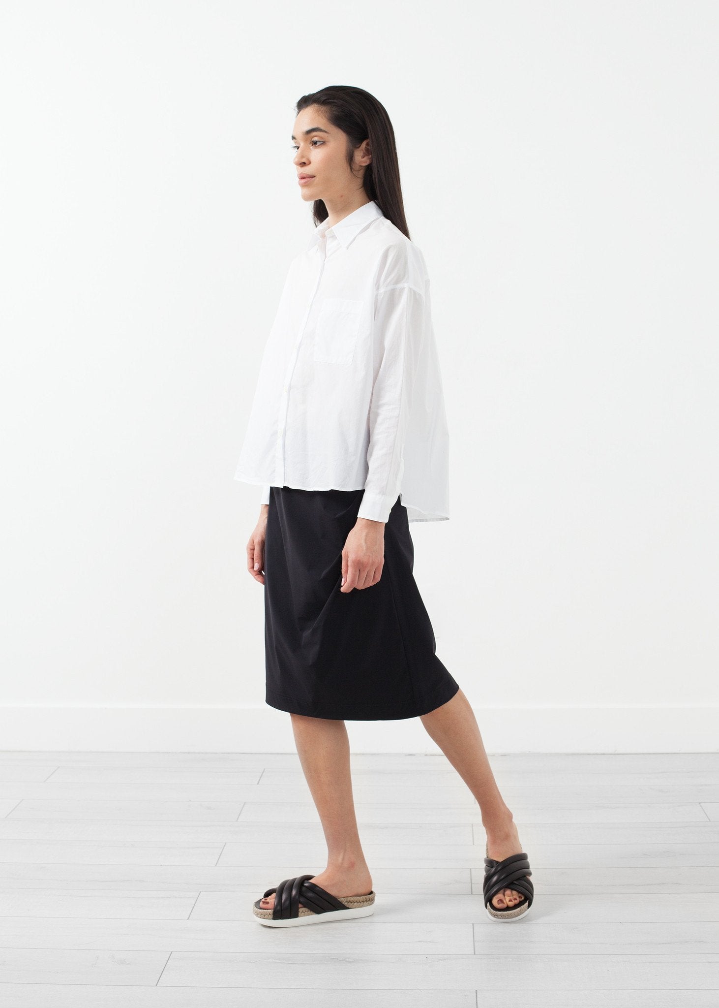 Side Ruche Skirt - annaclothes