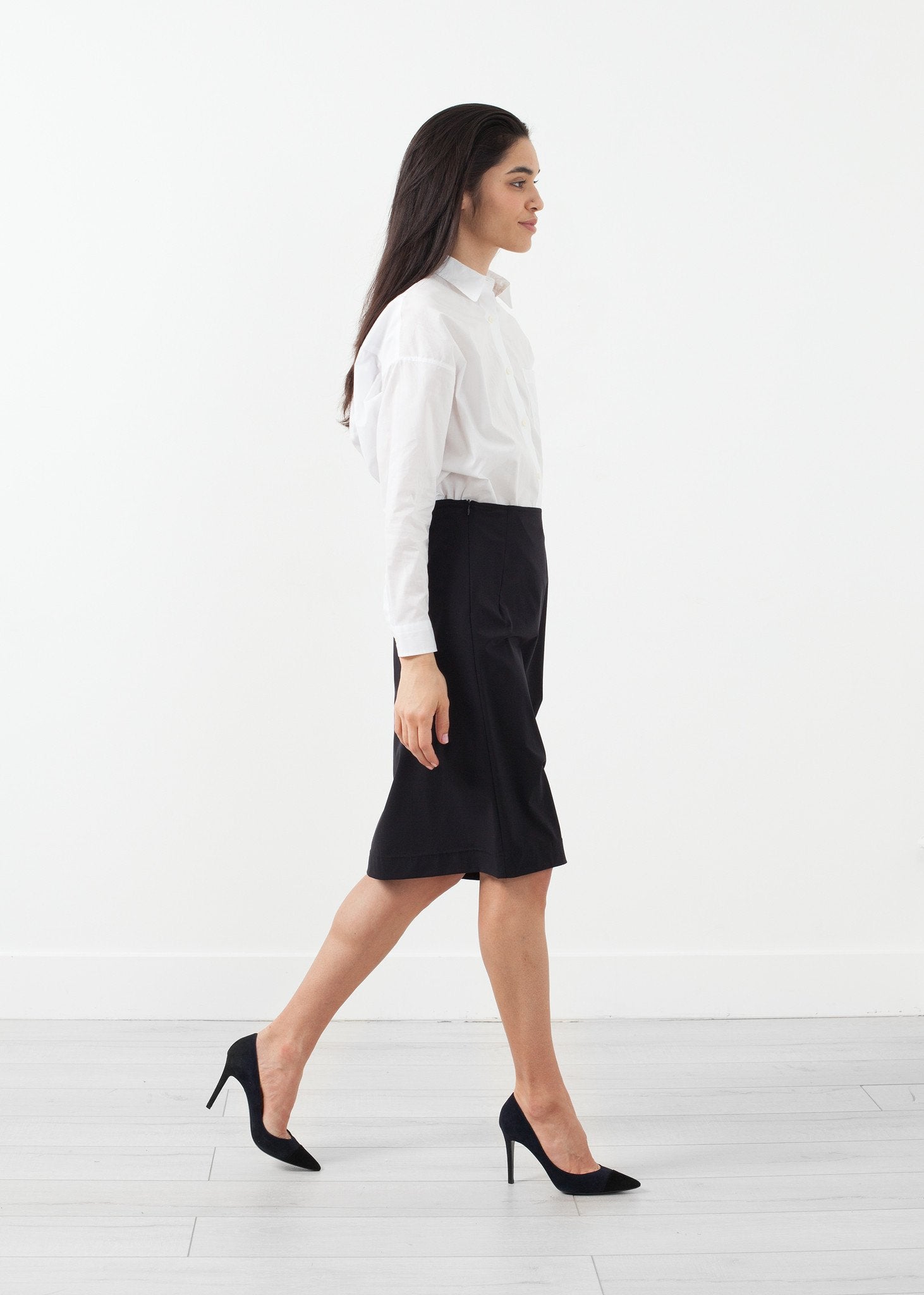 Side Ruche Skirt - annaclothes
