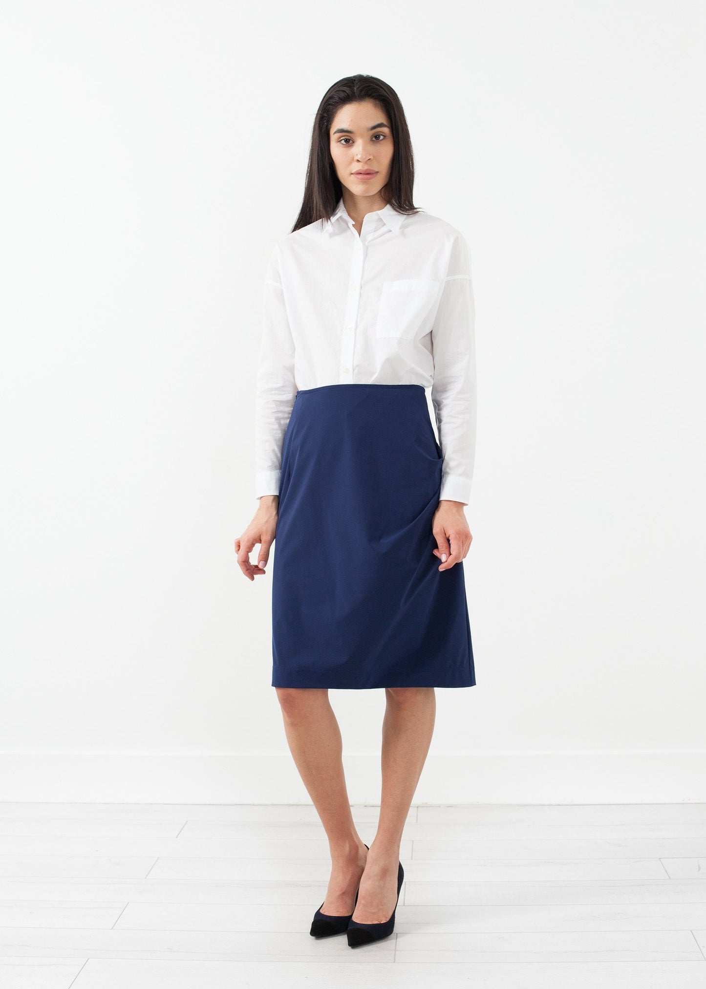 Side Ruche Skirt - annaclothes