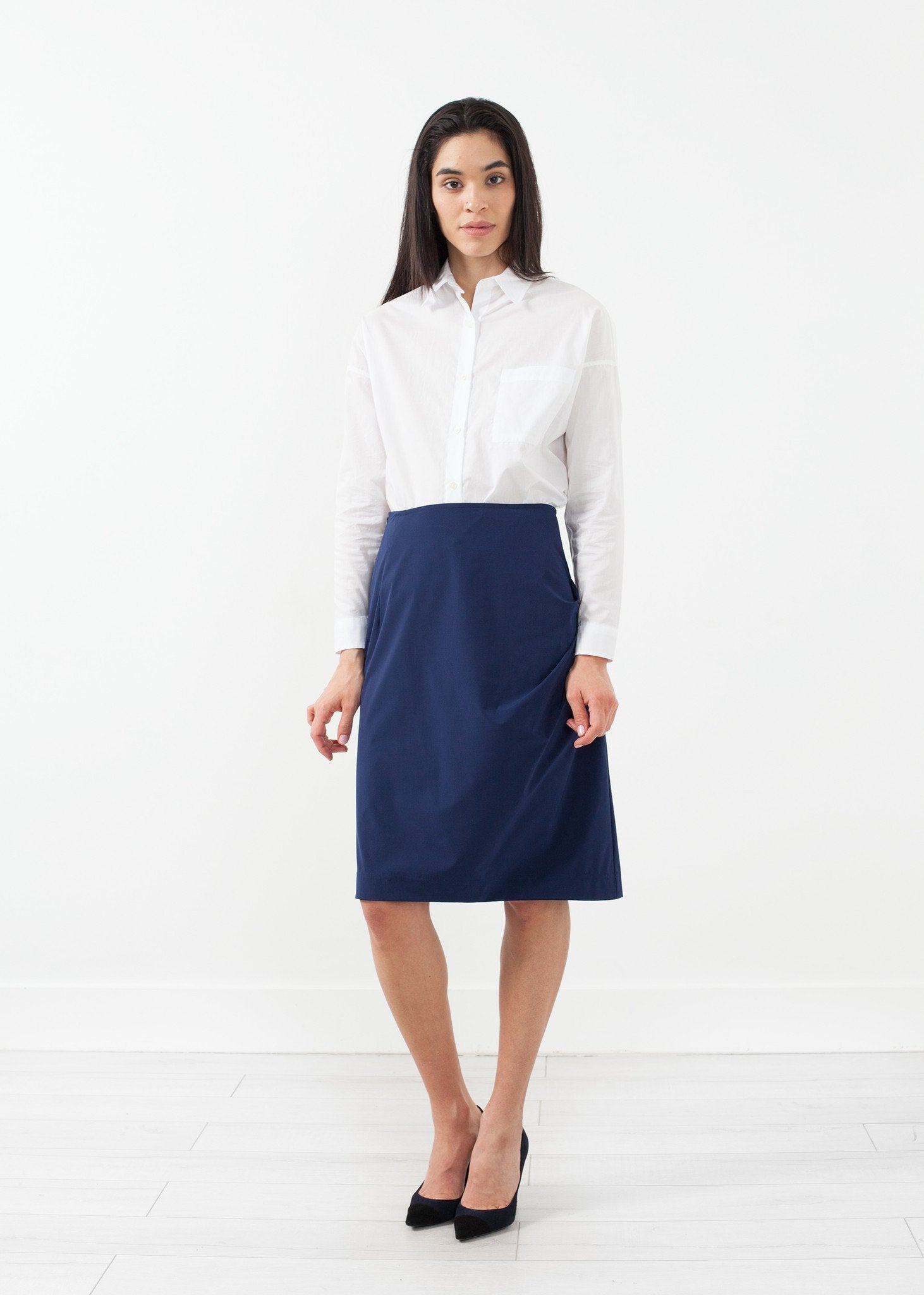 Side Ruche Skirt - annaclothes