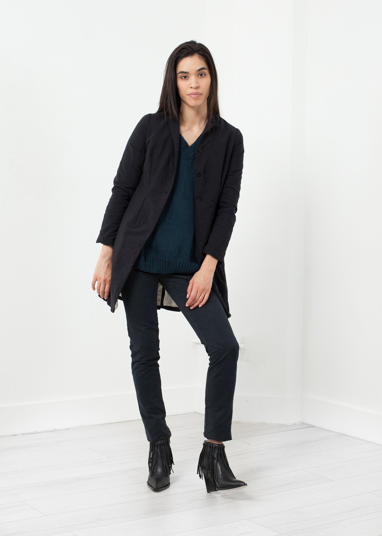 Nylon Long Jacket - annaclothes
