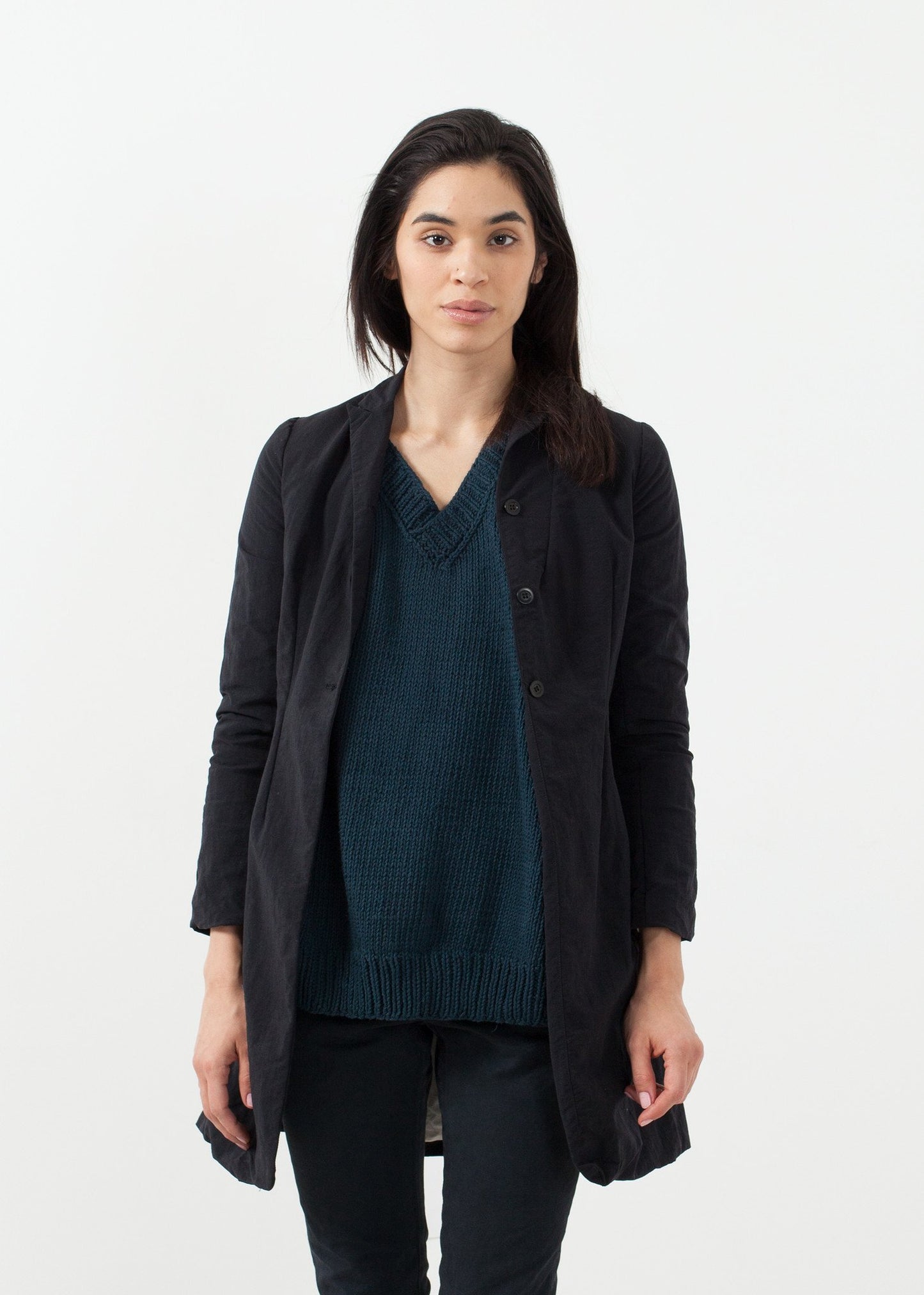 Nylon Long Jacket - annaclothes