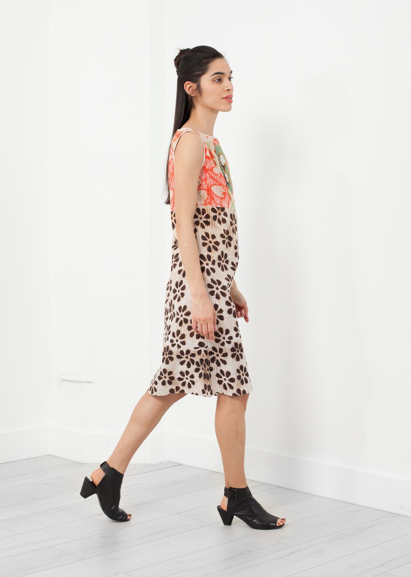 Floral Sleeveless Dress - annaclothes