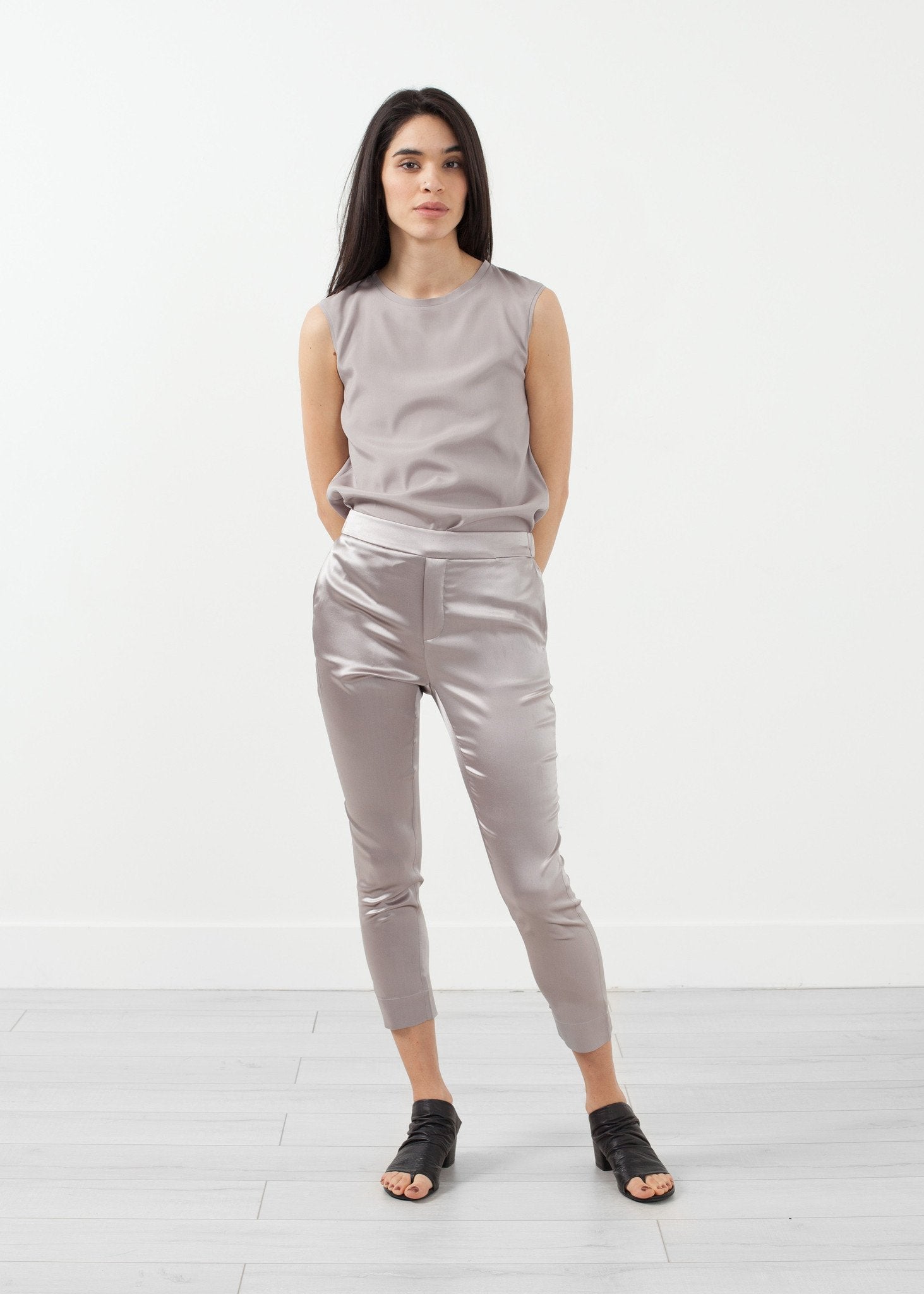Silk Pullup Pant - annaclothes