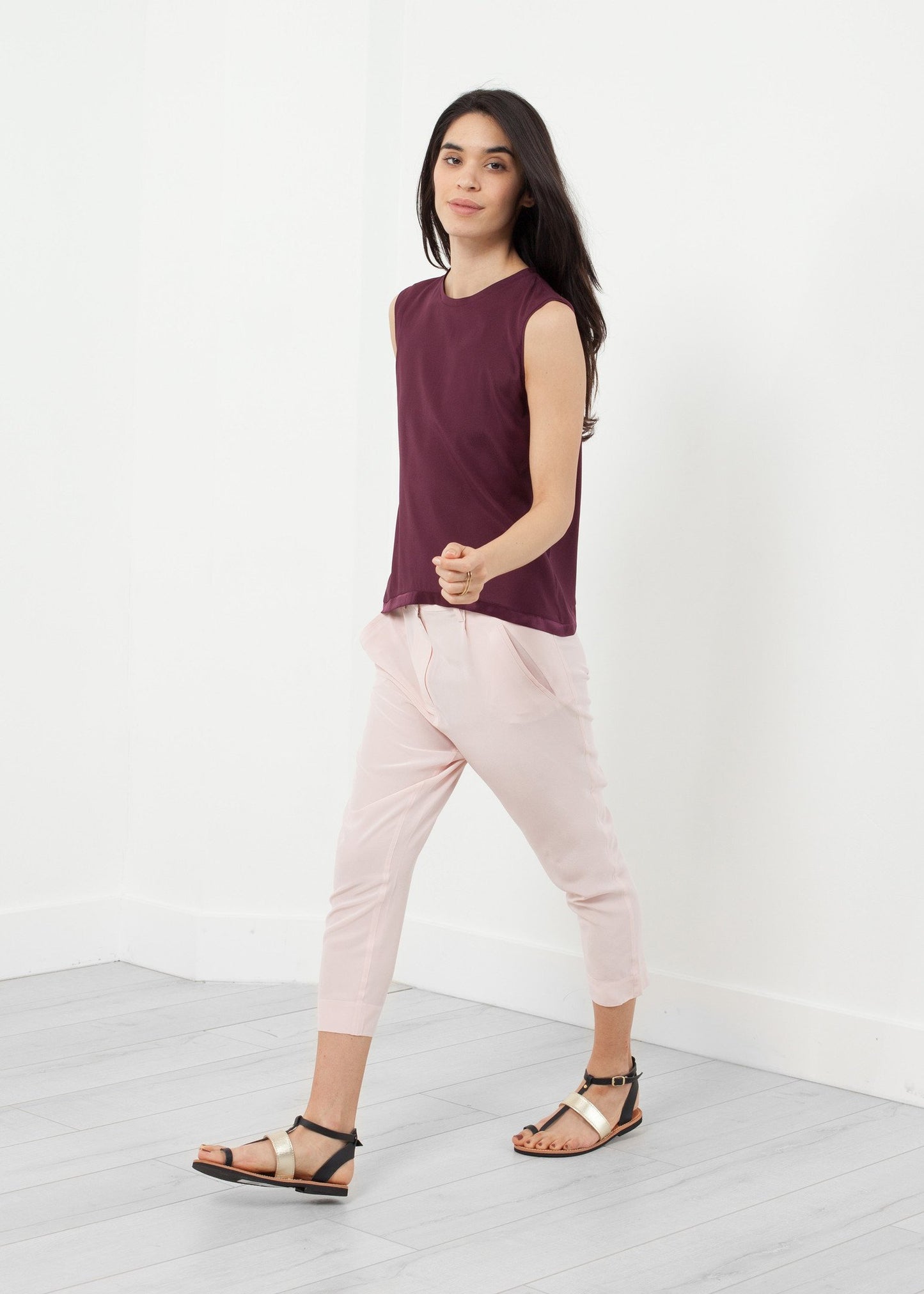 Silk Drop Crotch Pant - annaclothes