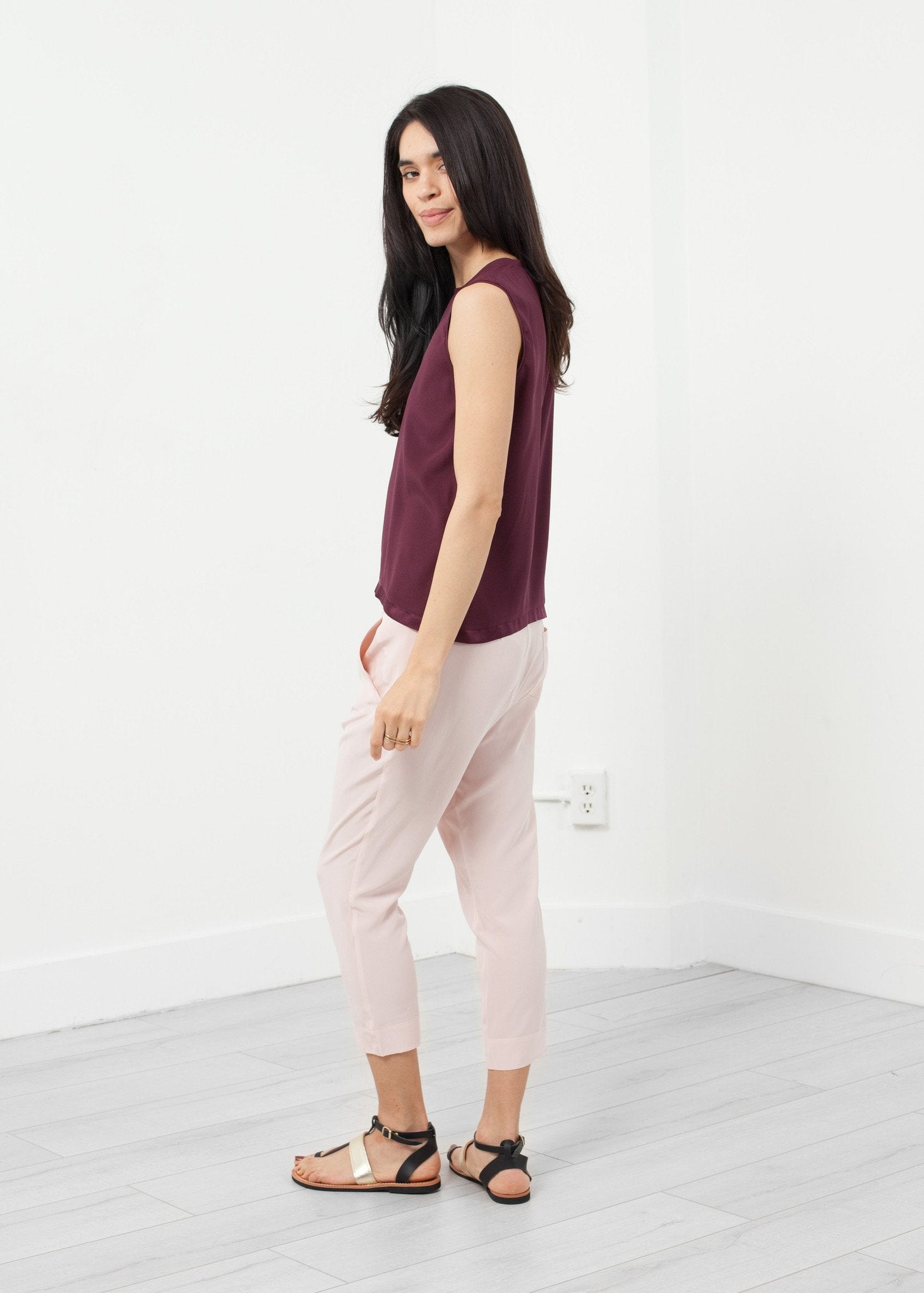 Silk Drop Crotch Pant - annaclothes