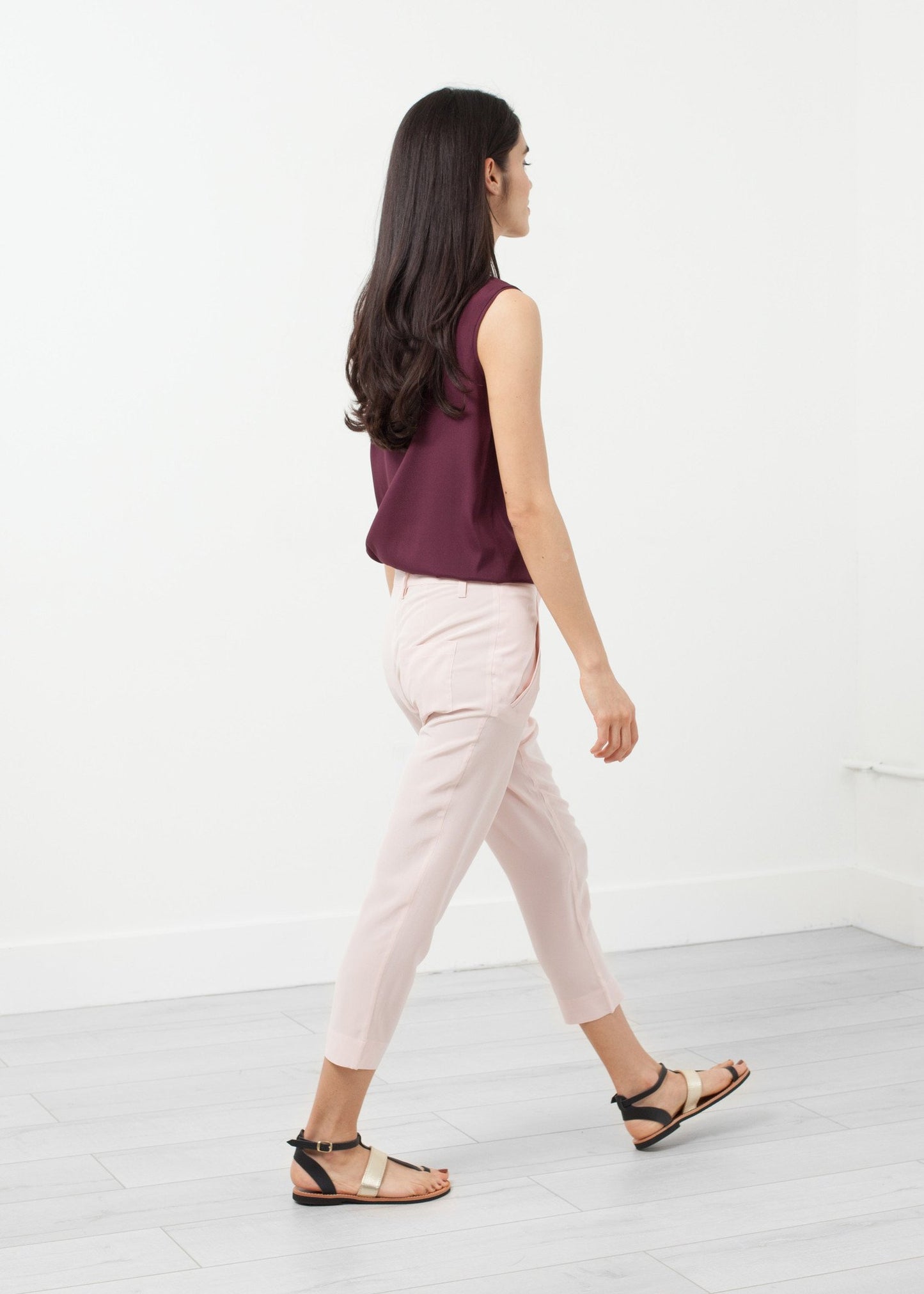 Silk Drop Crotch Pant - annaclothes