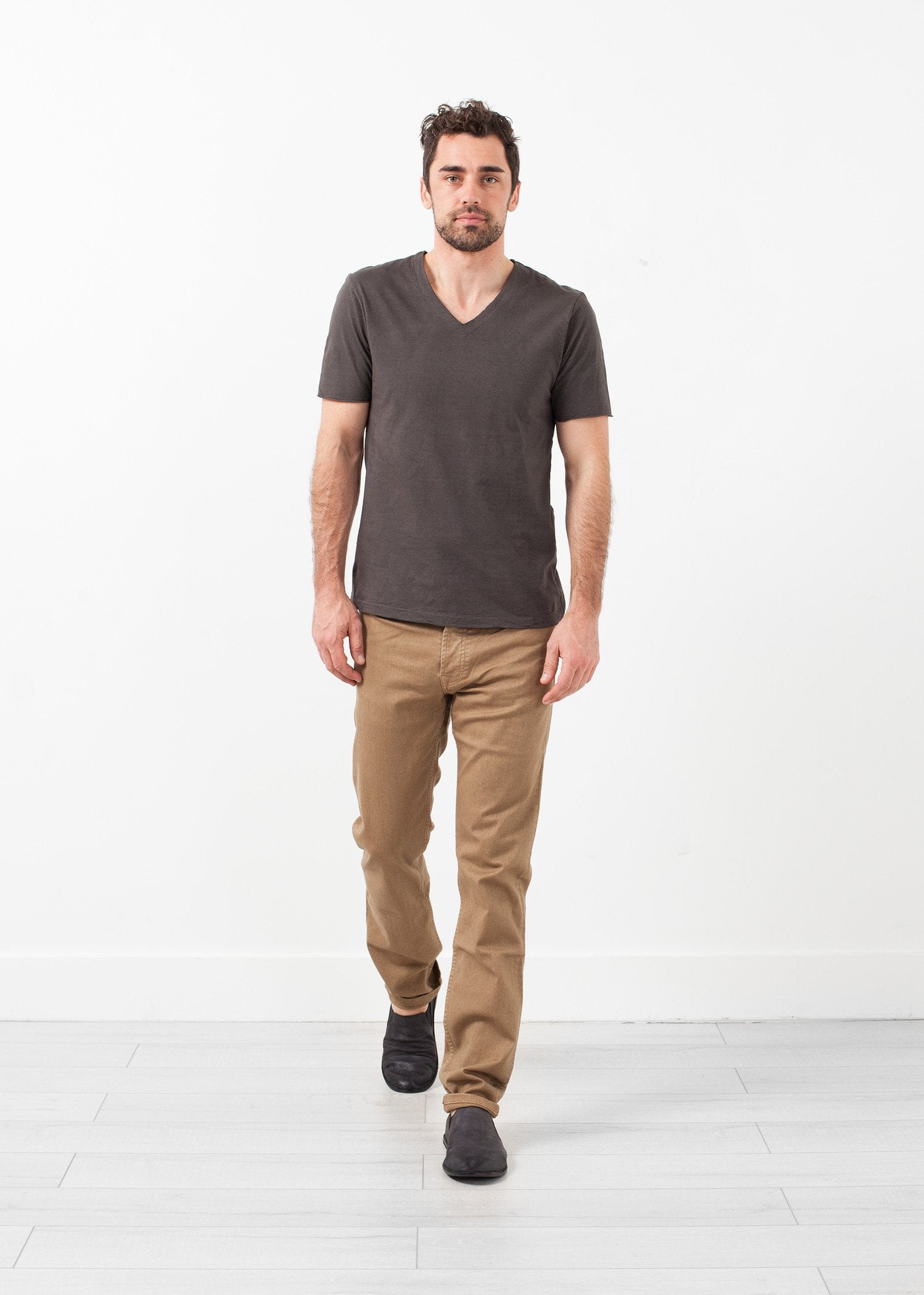 Alex Twill Pant in Sand - annaclothes