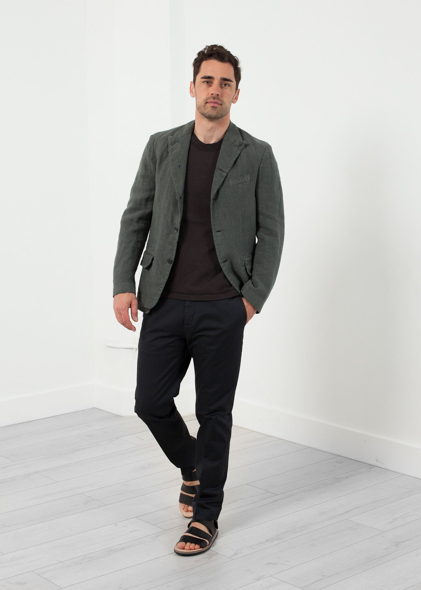 Five Button Cotton Blazer - annaclothes
