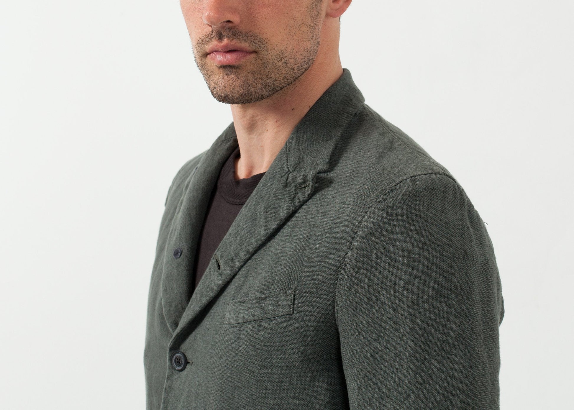 Five Button Cotton Blazer - annaclothes