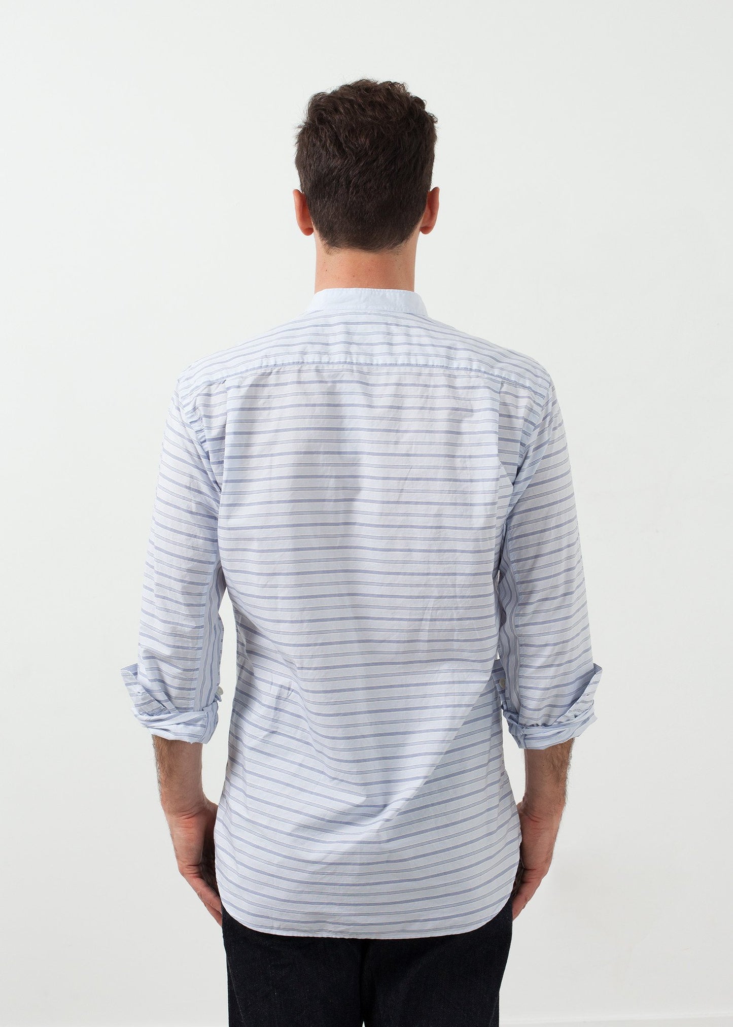 Mandarin Collar Formal Shirt - annaclothes