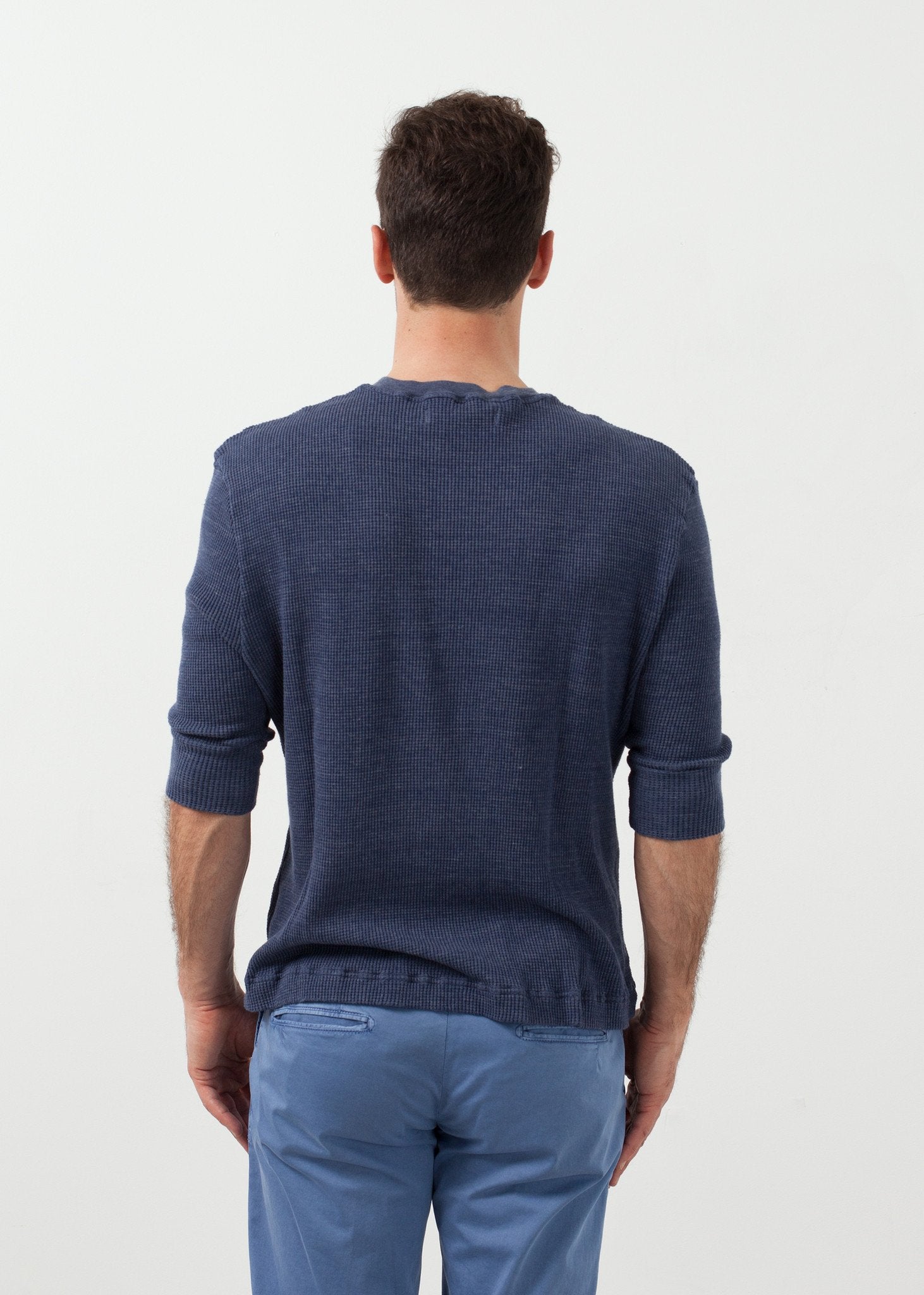 Melange Waffle Top - annaclothes