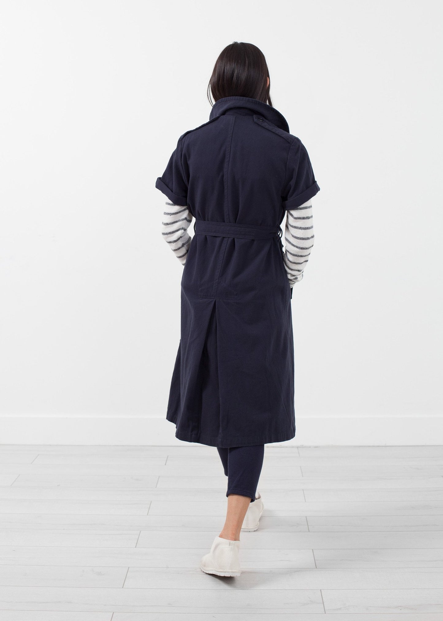 Rolled Sleeve Trenchcoat - annaclothes