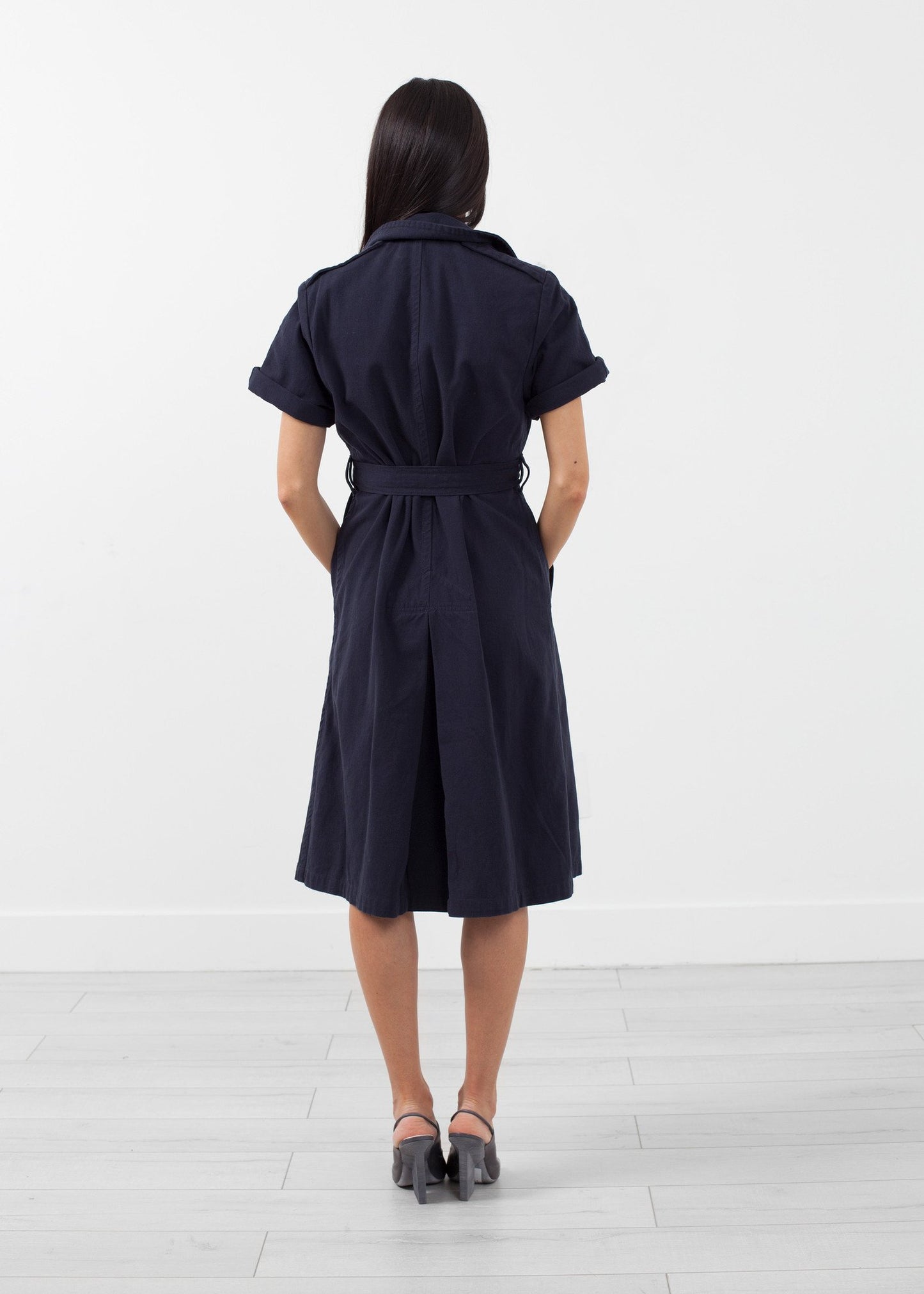 Rolled Sleeve Trenchcoat - annaclothes