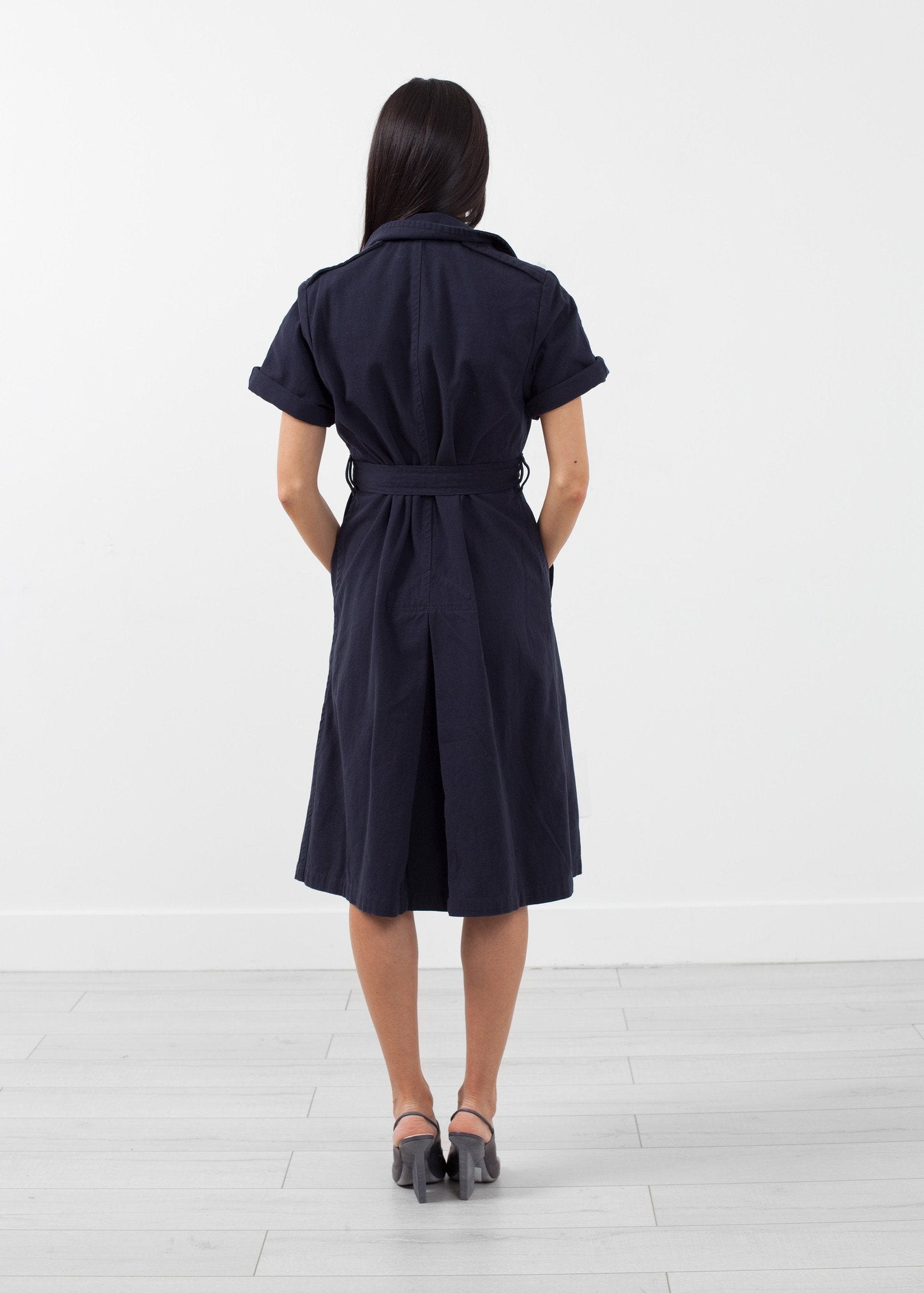 Rolled Sleeve Trenchcoat - annaclothes