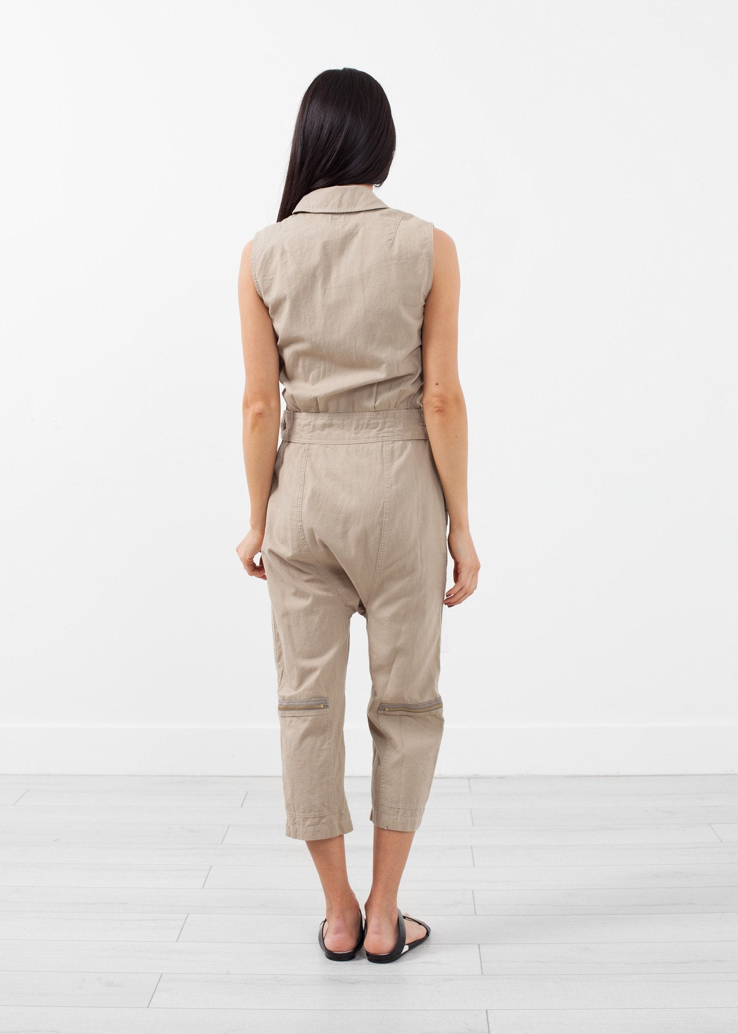 Sleeveless Harem Flightsuit - annaclothes