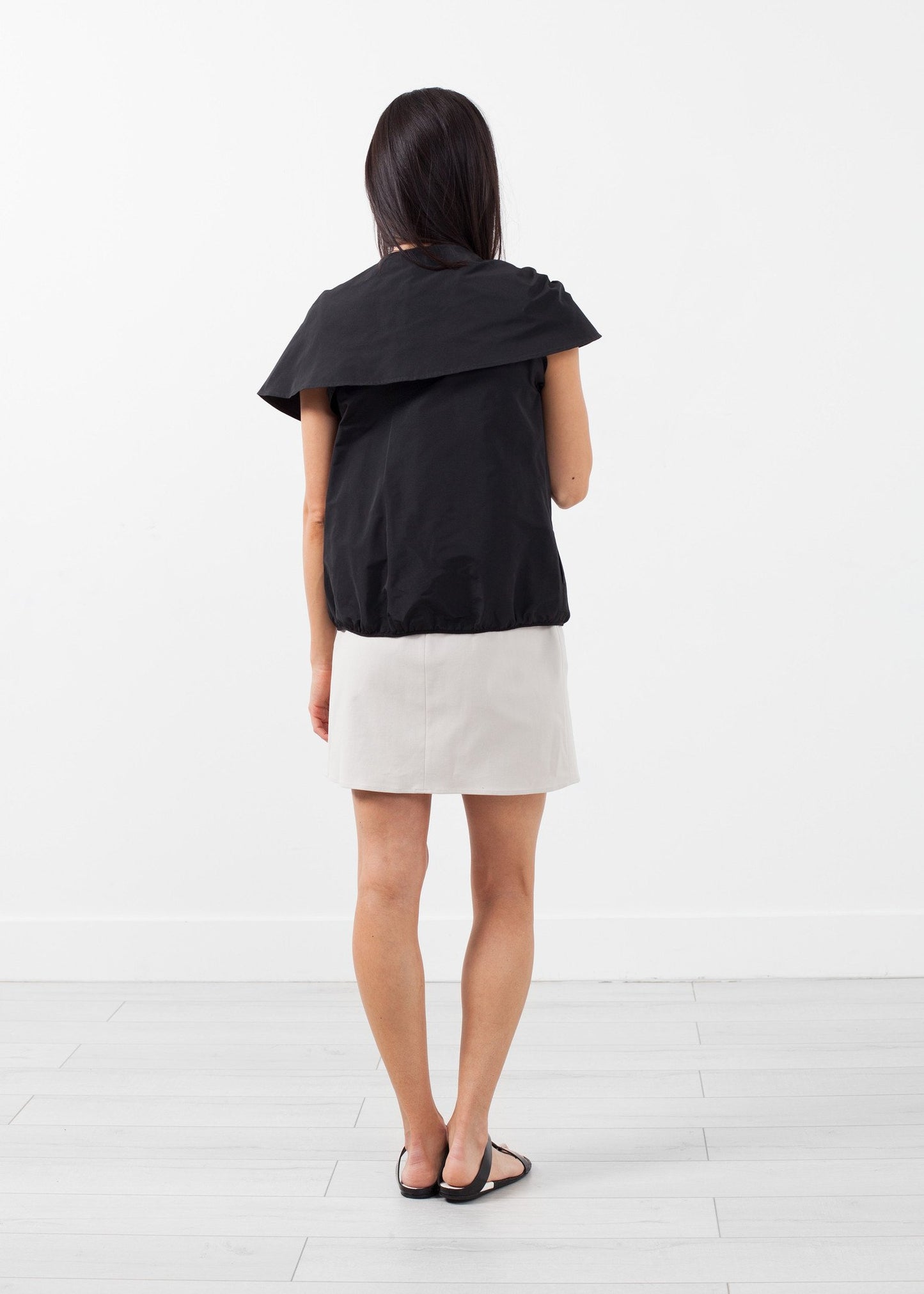 Sleeveless Cape Jacket - annaclothes