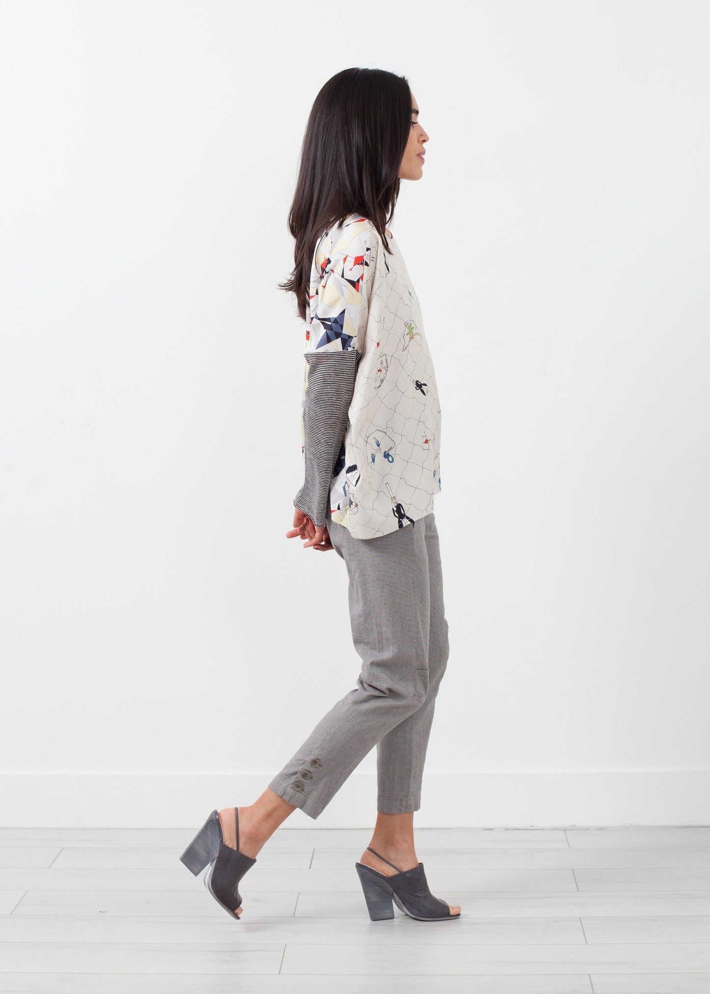 Long Sleeve Box Blouse - annaclothes