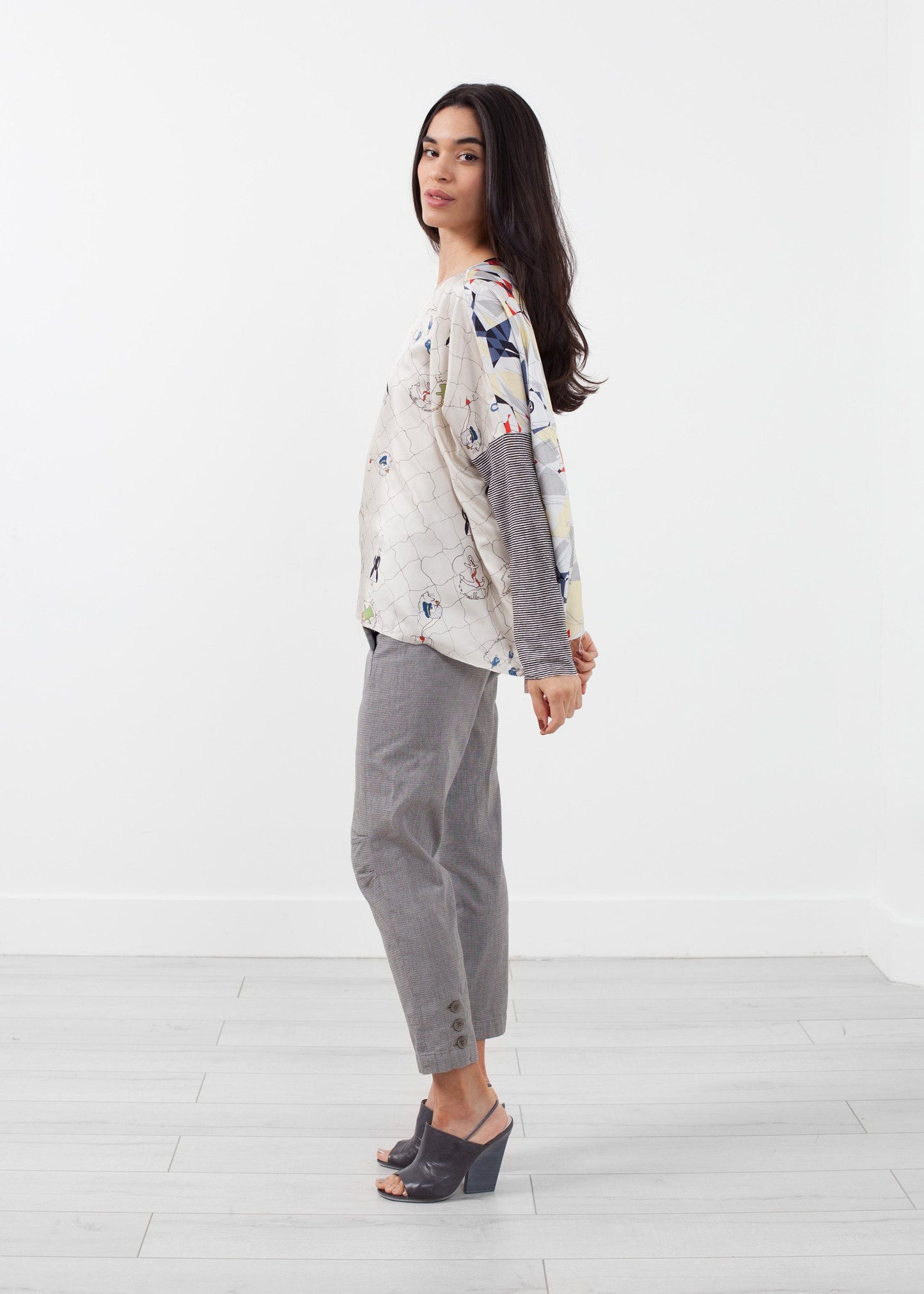 Long Sleeve Box Blouse - annaclothes