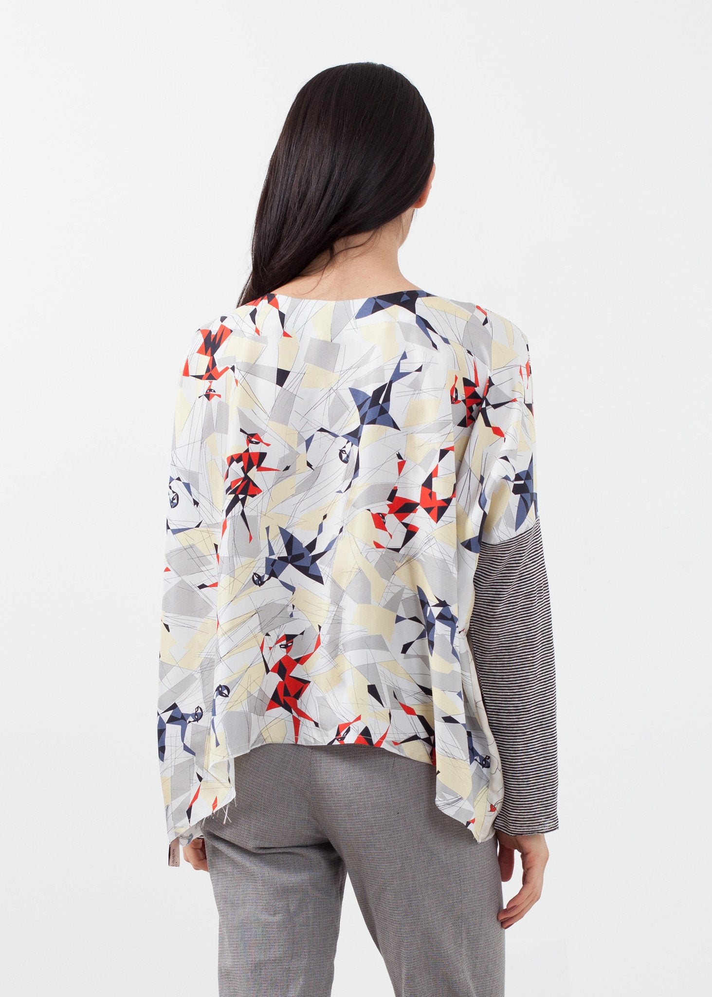 Long Sleeve Box Blouse - annaclothes