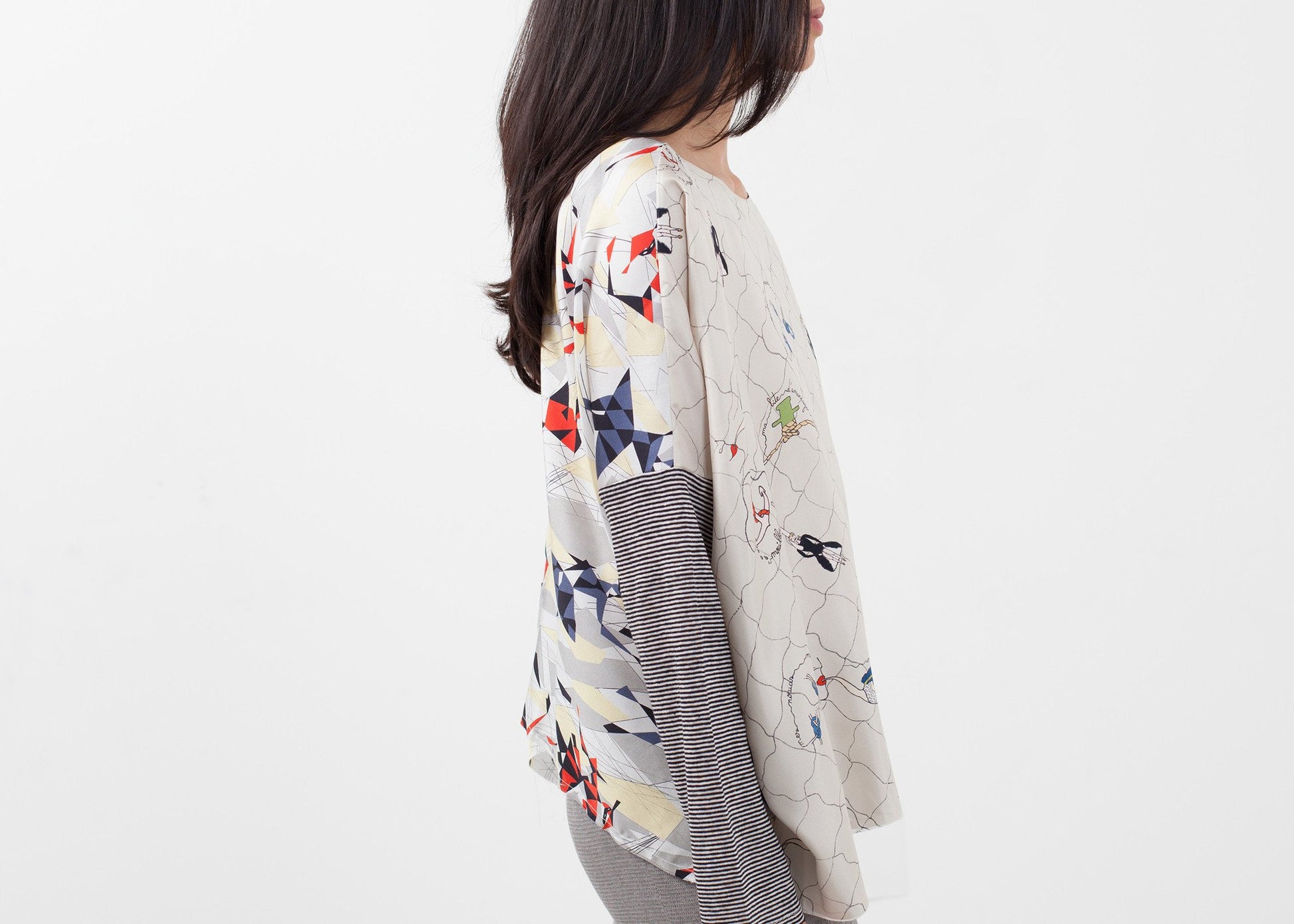 Long Sleeve Box Blouse - annaclothes