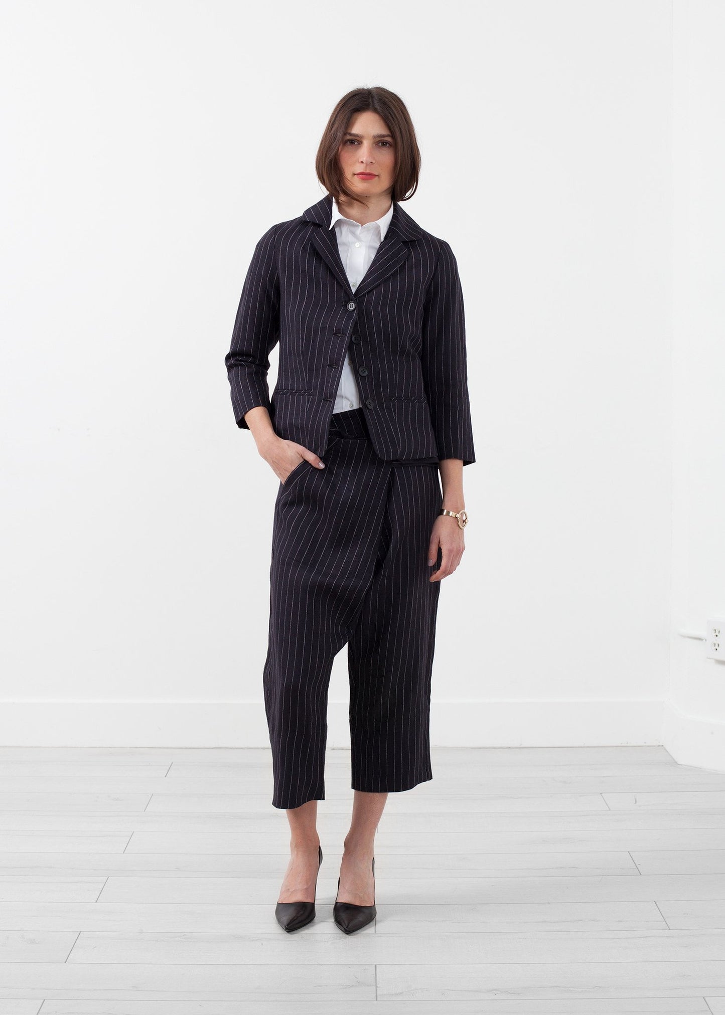 Pinstripe Blazer - annaclothes