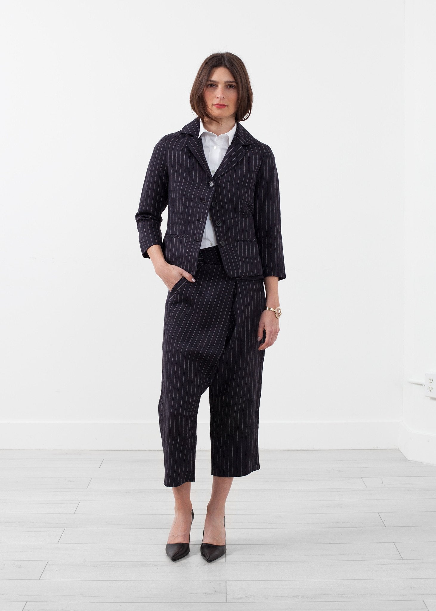 Pinstripe Blazer - annaclothes