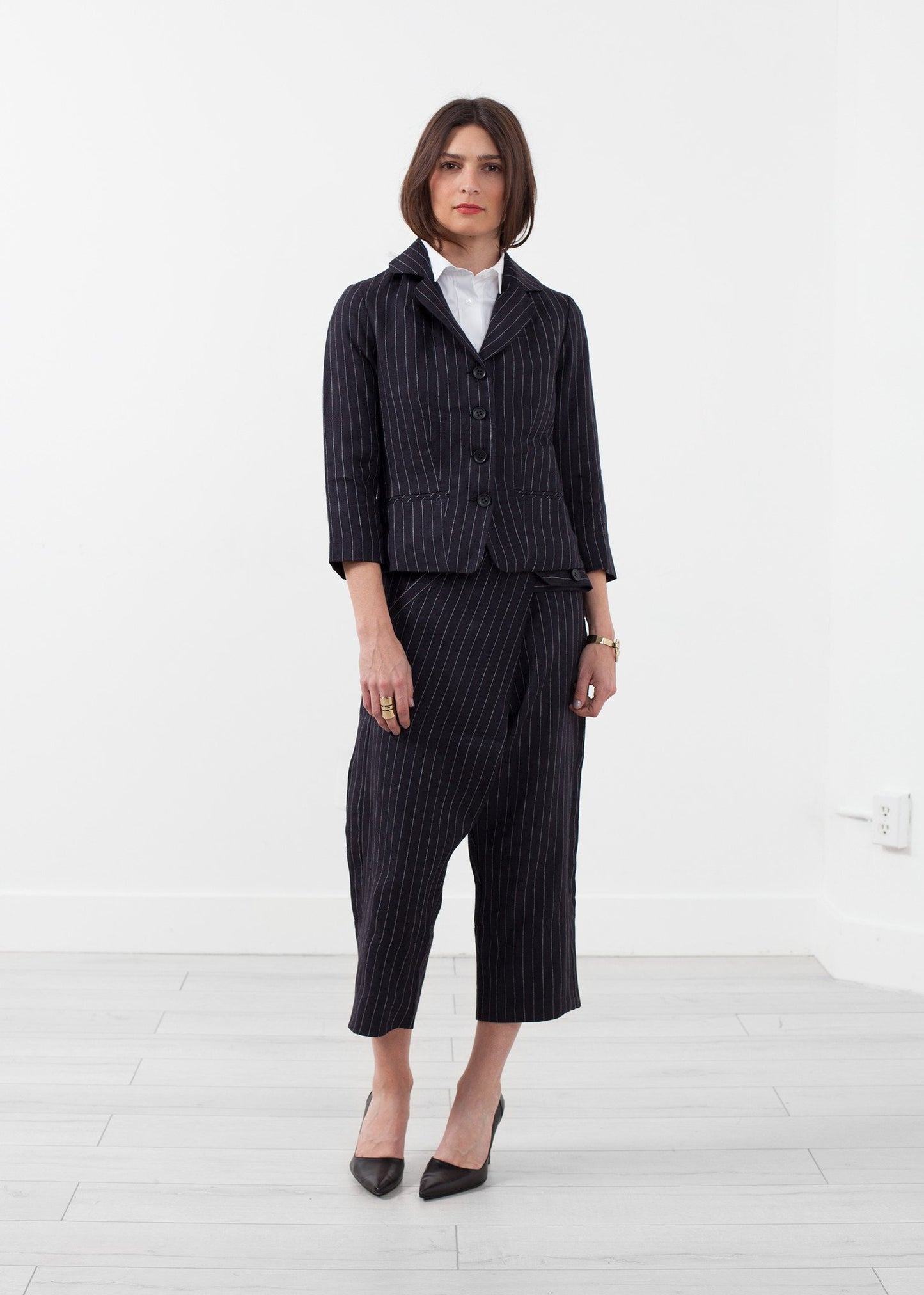 Pinstripe Blazer - annaclothes