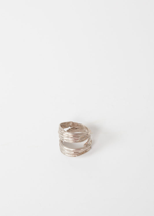 Silver Coil Ring in Sterling - annaclothes