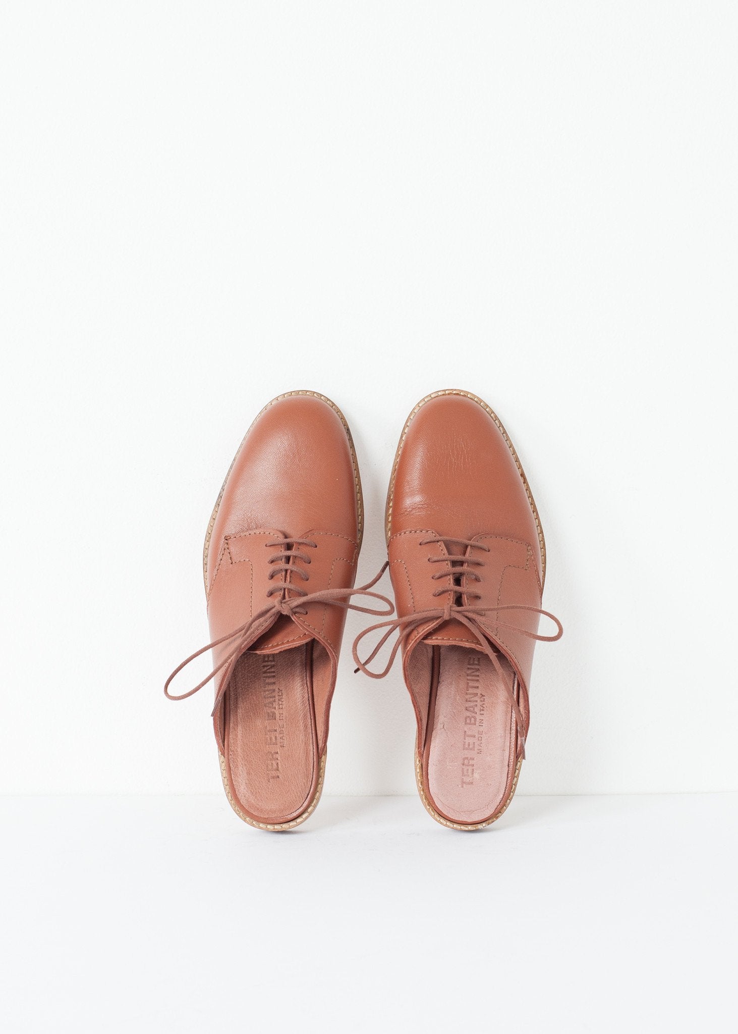 Backless Oxford in Brown - annaclothes