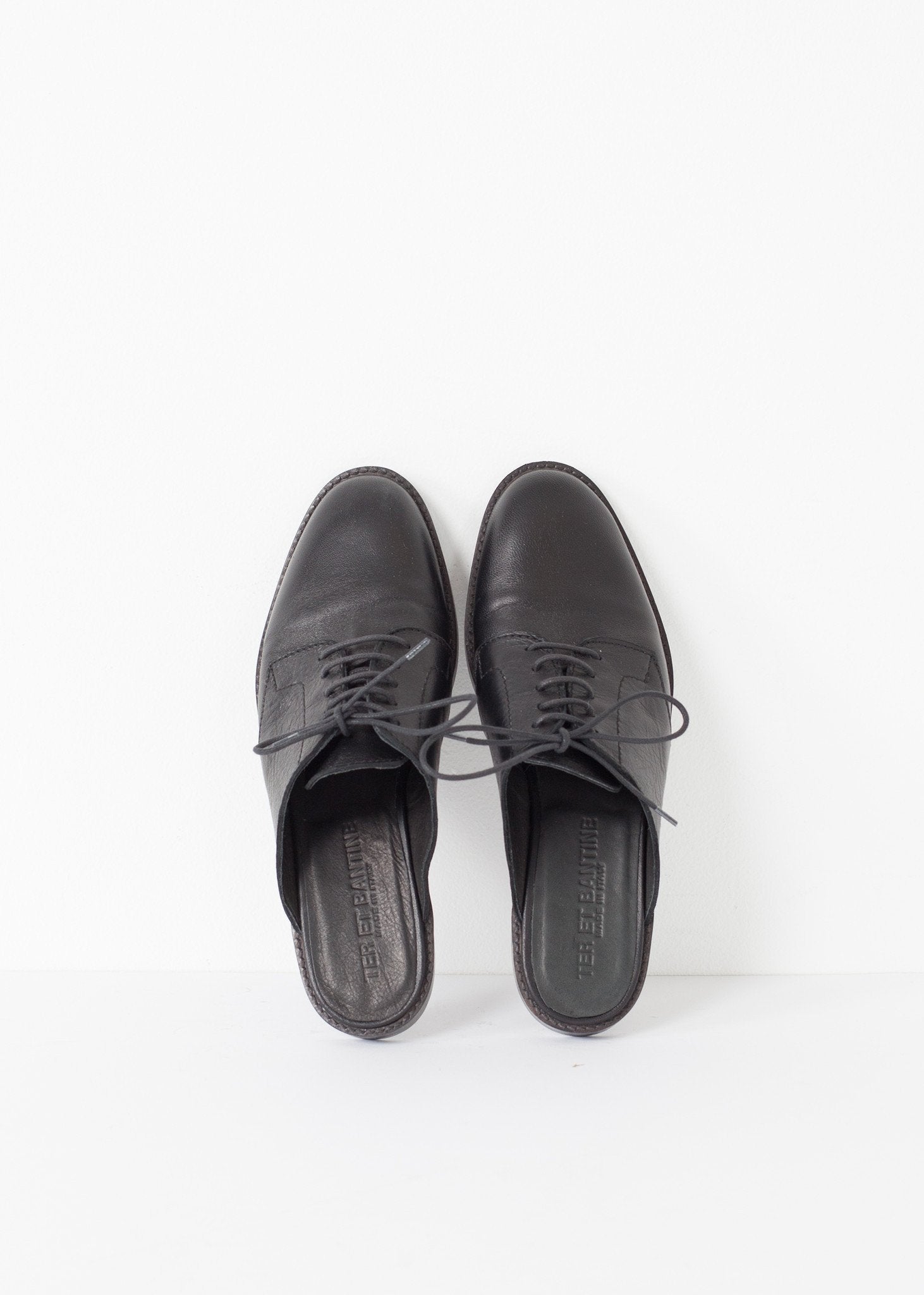 Backless Oxford in Black - annaclothes