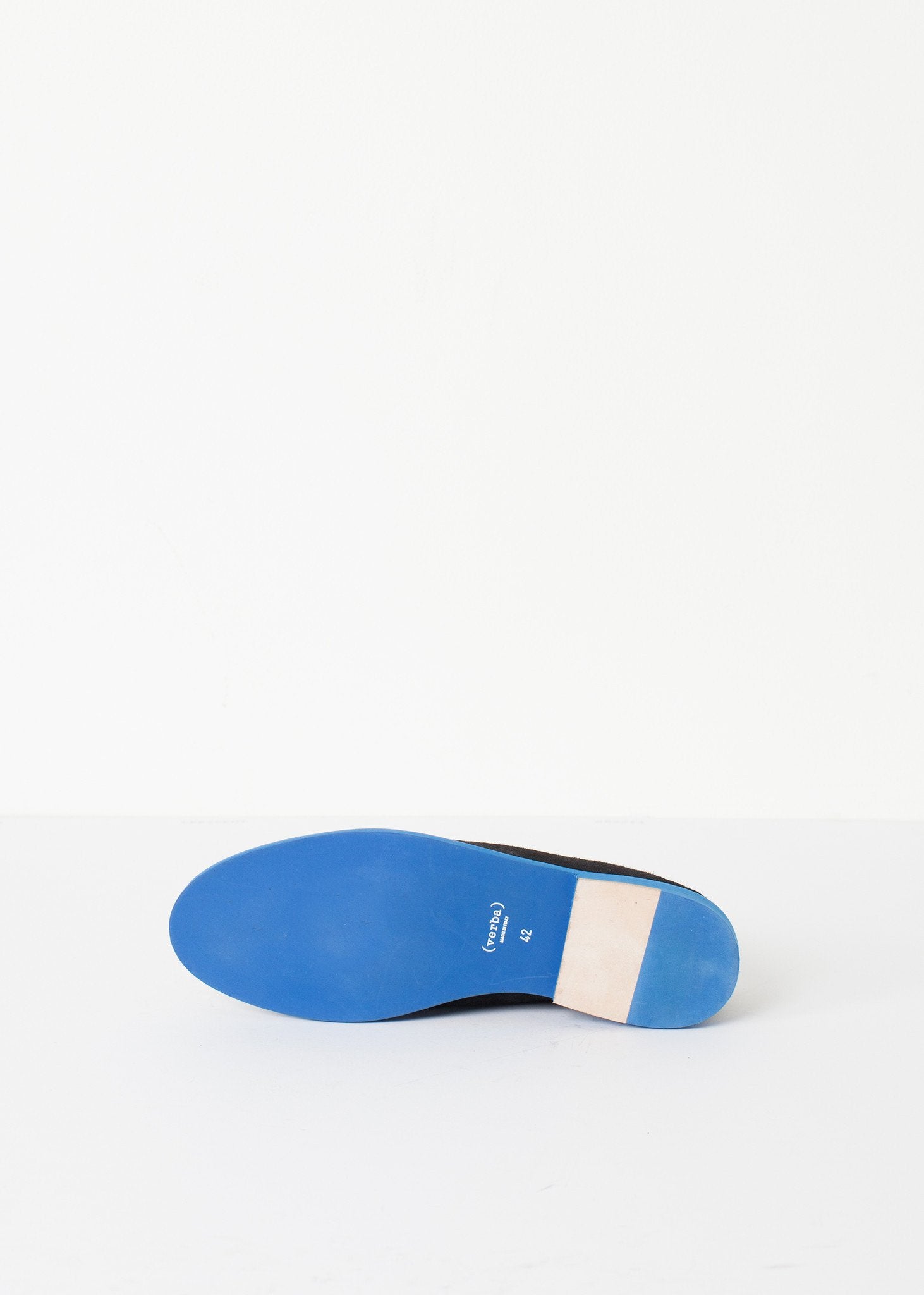Suede Loafers - Black/Blue - annaclothes