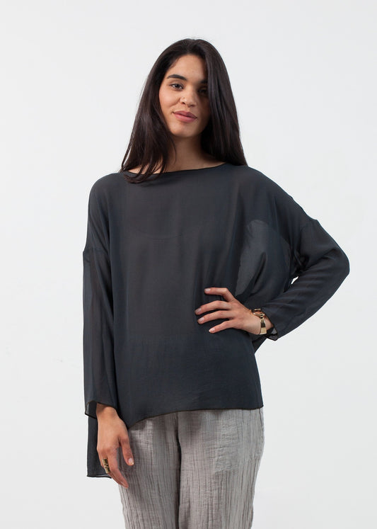 Hand Dyed Silk Top - annaclothes