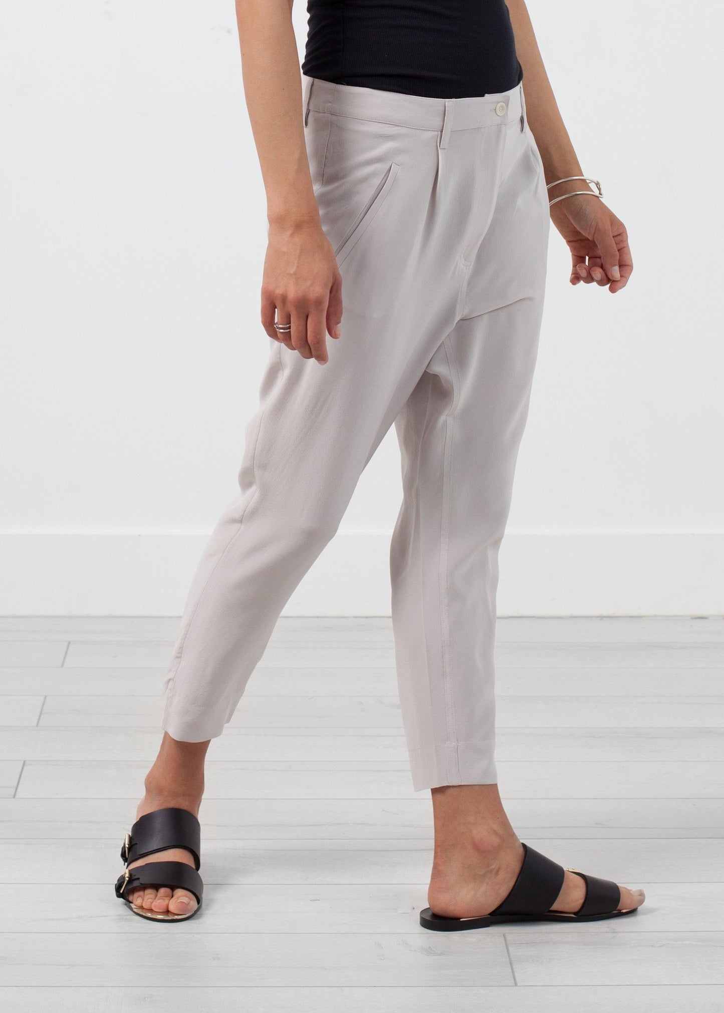 Silk Drop Crotch Pant - annaclothes