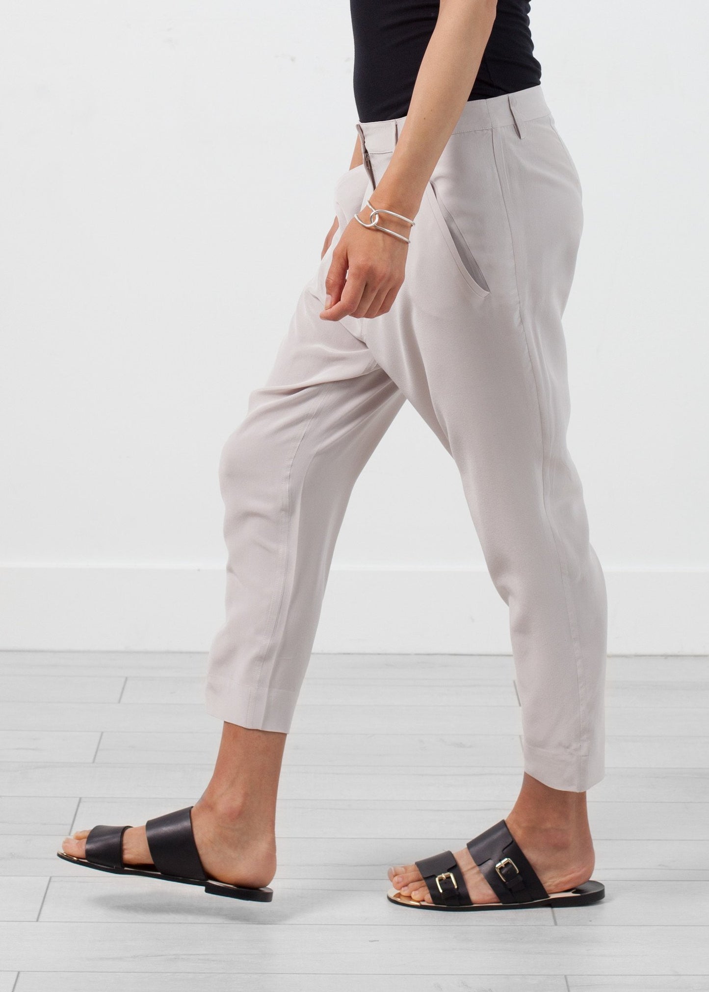 Silk Drop Crotch Pant - annaclothes